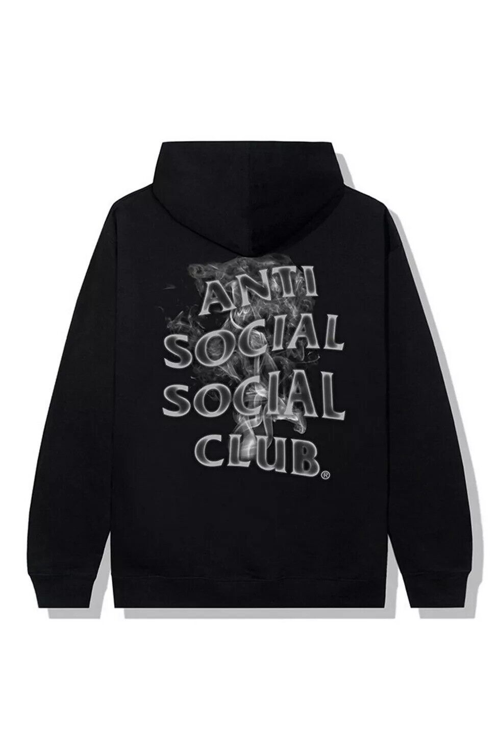 Anti Social Social Club Burnouts Hoodie Black Sz 2XL
