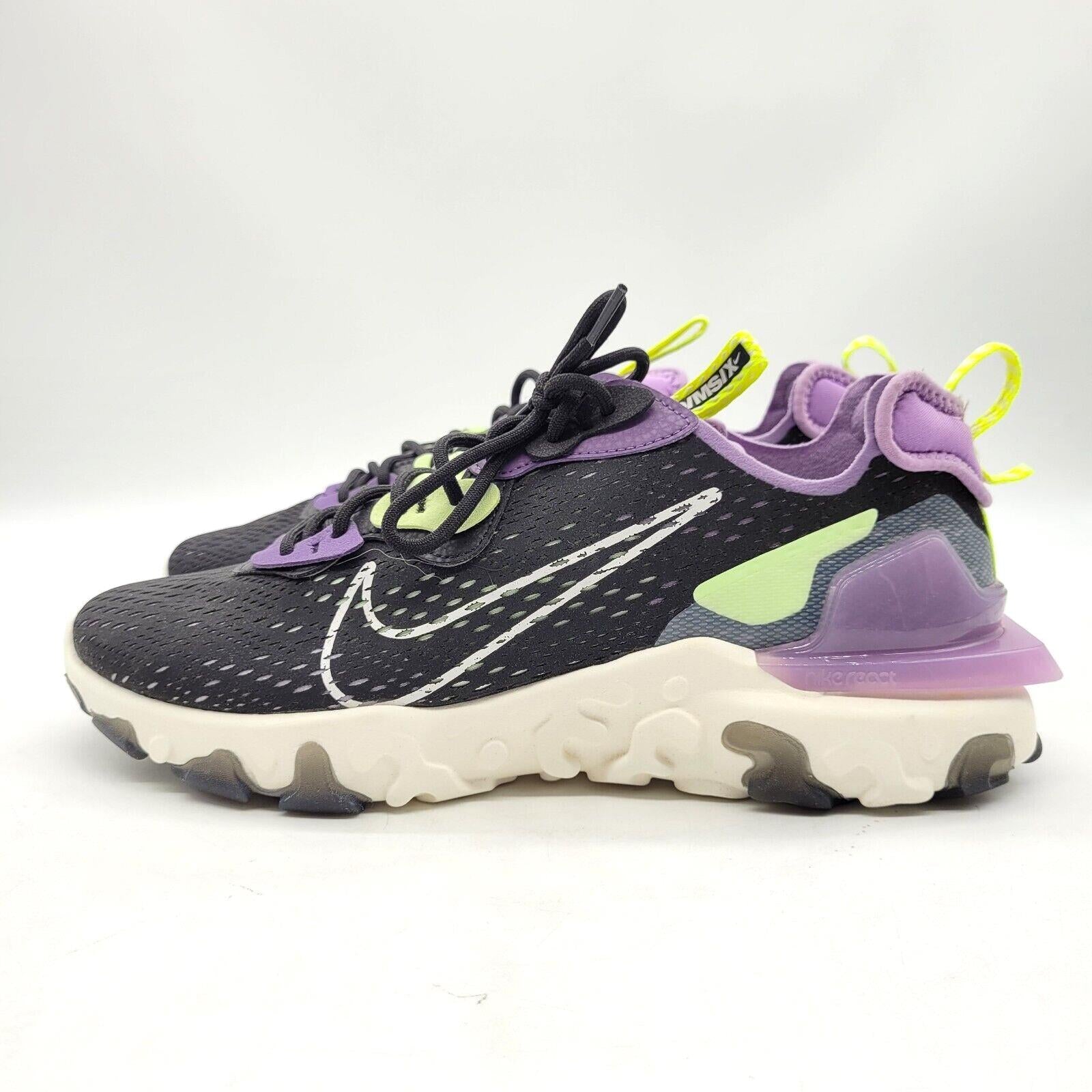 Size 12 Womens Nike React Vision Gravity Purple Black CI7523-002