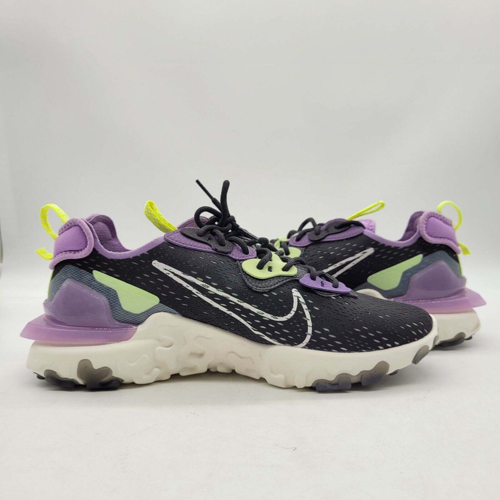 Size 12 Womens Nike React Vision Gravity Purple Black CI7523-002