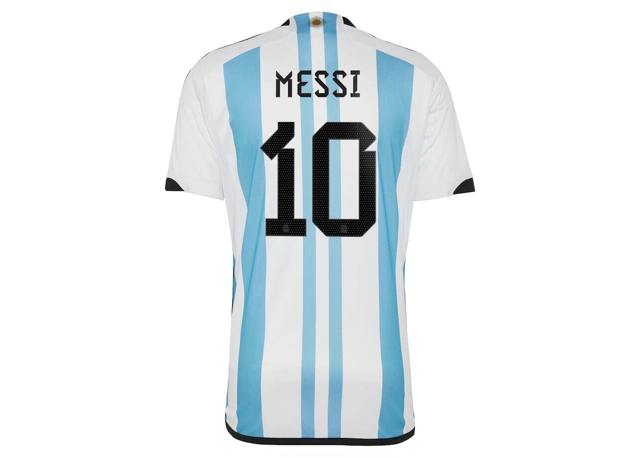 Adidas Argentina 23/23 Messi Winners Home Replica Jersey Mens Large