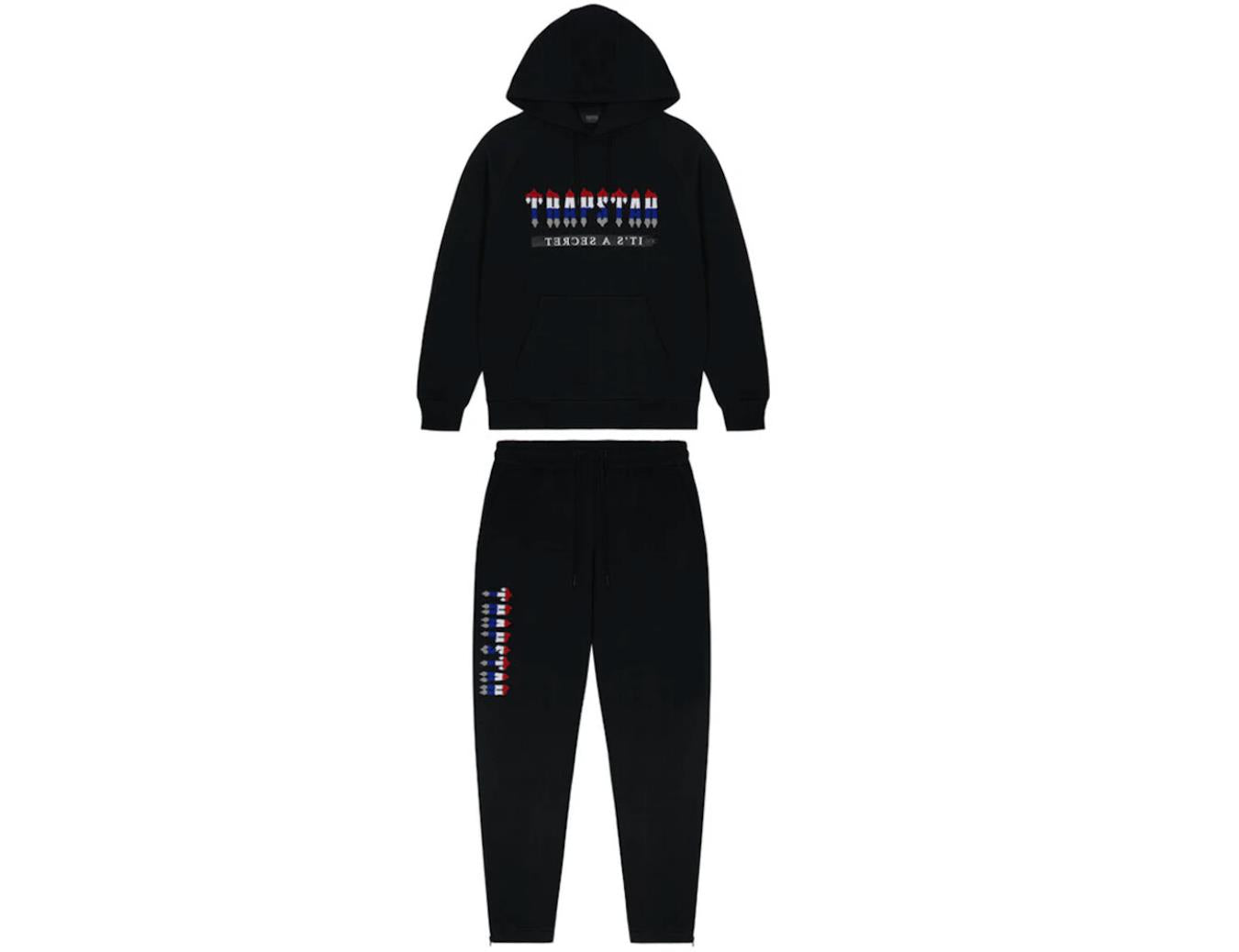 Trapstar Chenille Decoded 2.0  Tracksuit Black Revolution Edition  Small
