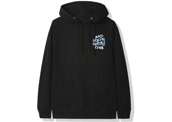 Anti Social Social Club x Fragment Blue Bolt Hoodie (FW19) Black Medium