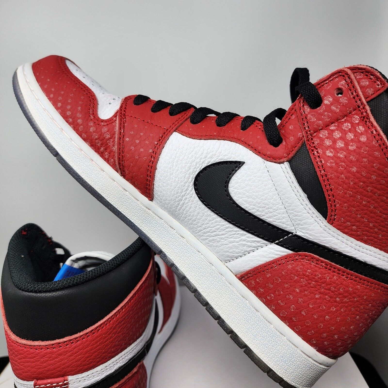 Size 12 - Air Jordan 1 High Origin Story Spider-Man - 555088 602 Clean