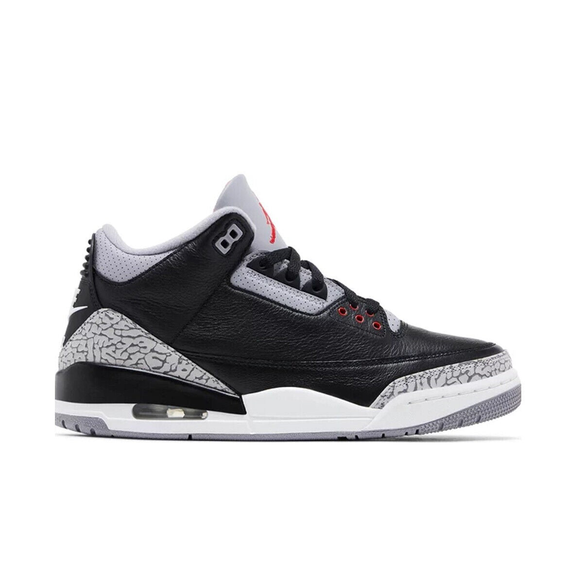 Jordan 3 Retro Black Cement SZ 8 (No Lid)