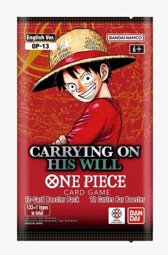 One Piece Carrying On His Will Booster Pack