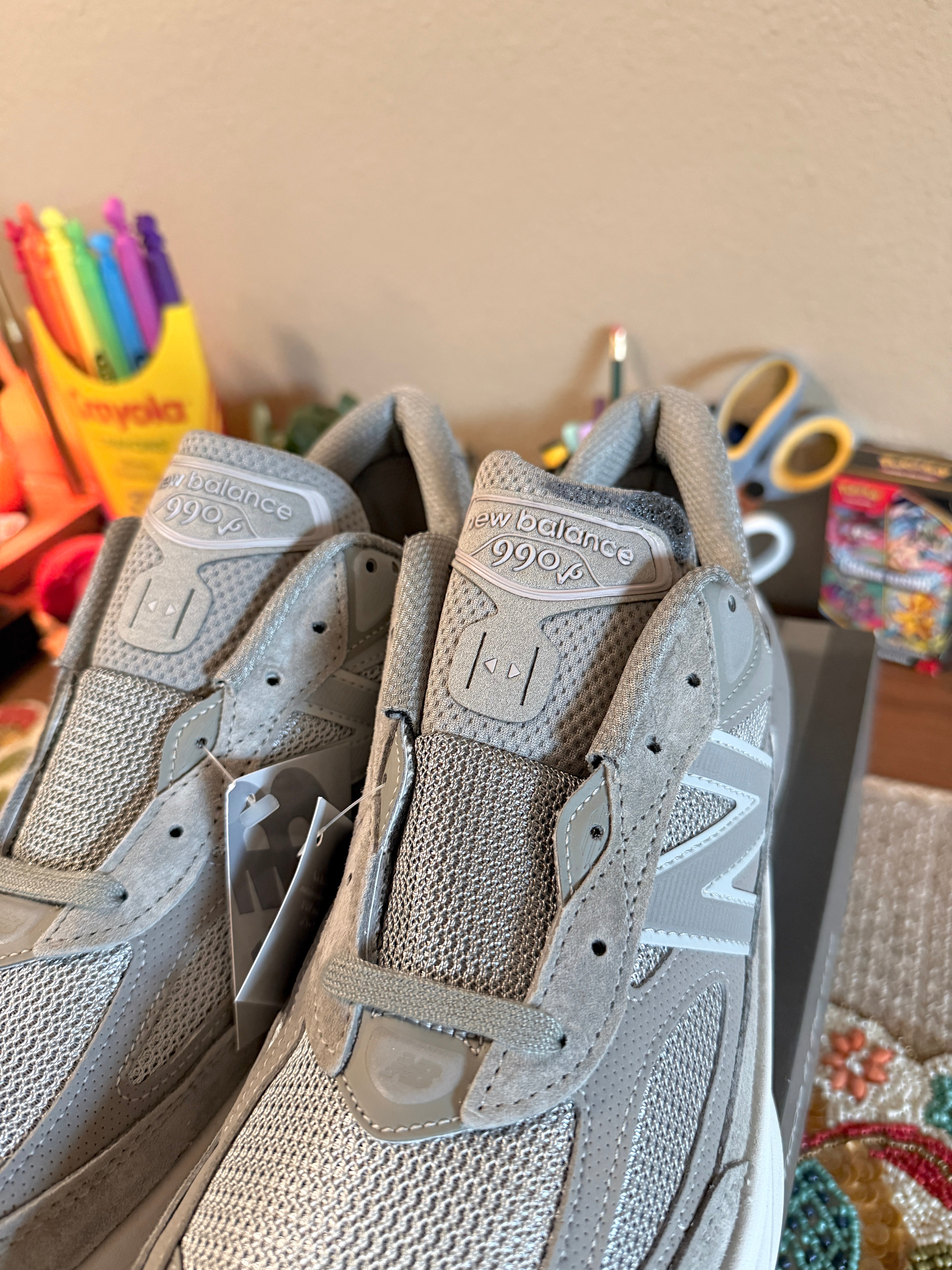 New Balance 990v6 MiUSA WTAPS Moon Mist Size 11.5 DEFECT