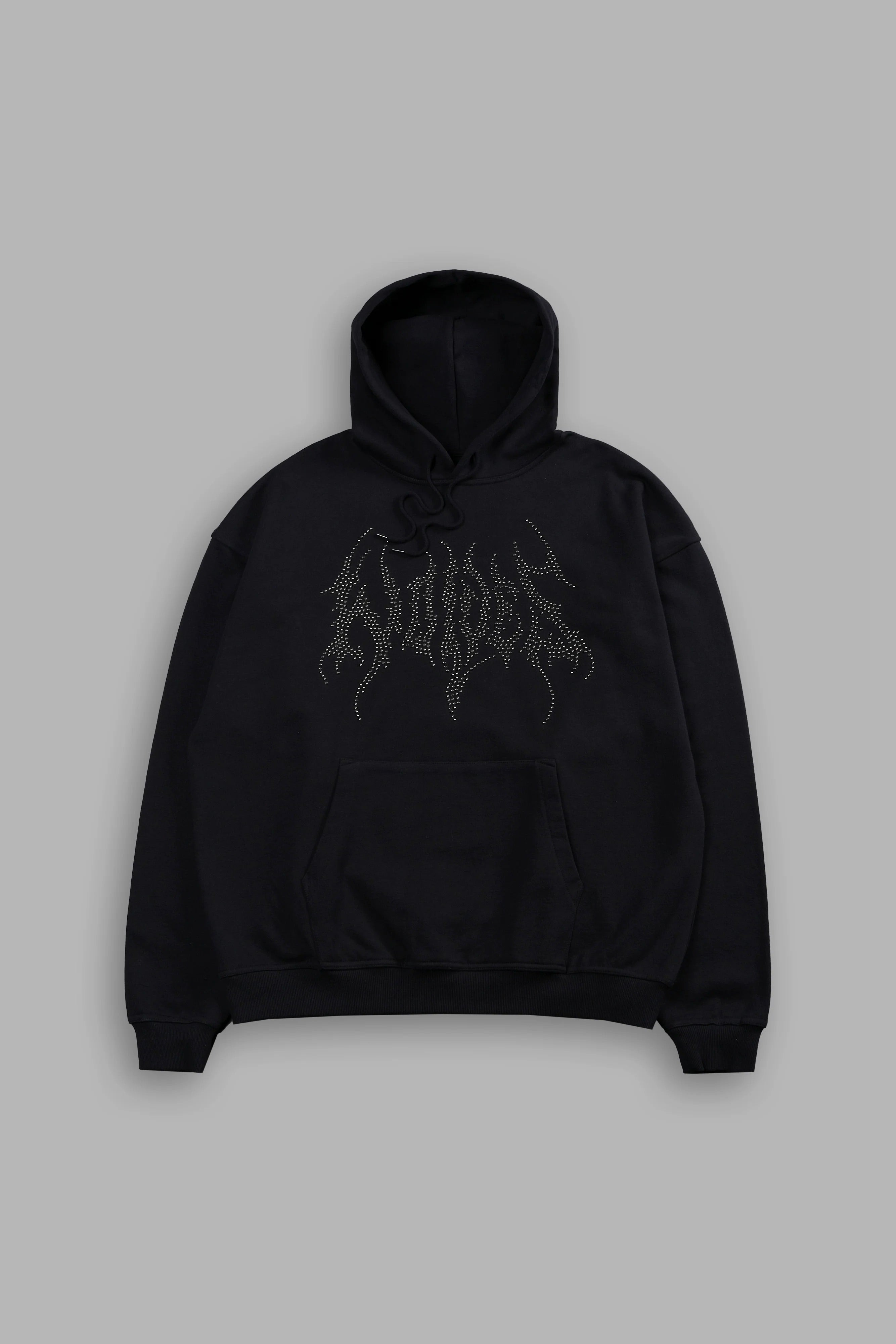Darc Sport Hesh Stud Grunge Hoodie Black Sz XL