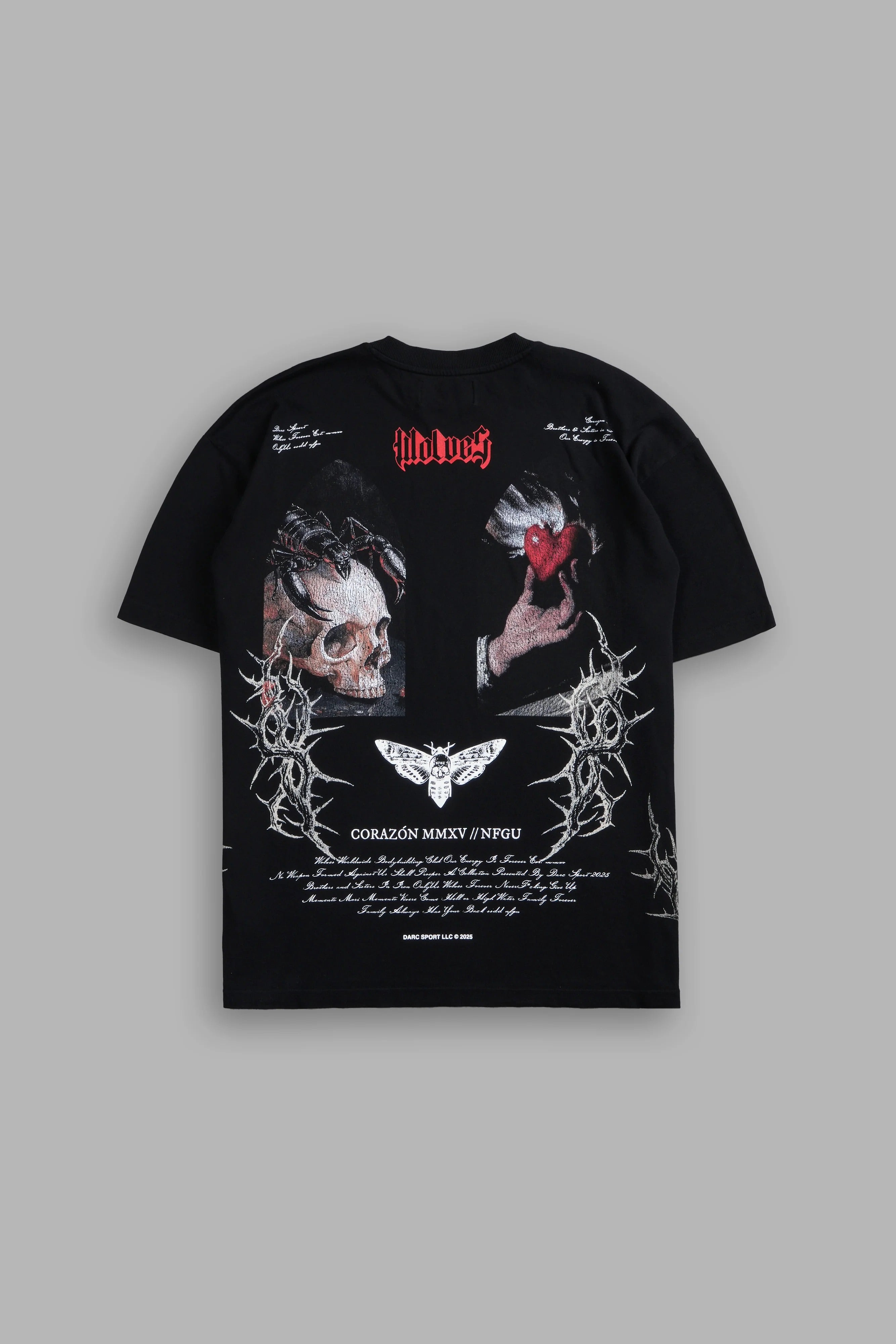 Darc Sport Thorns Oversized Tee Black Sz XL