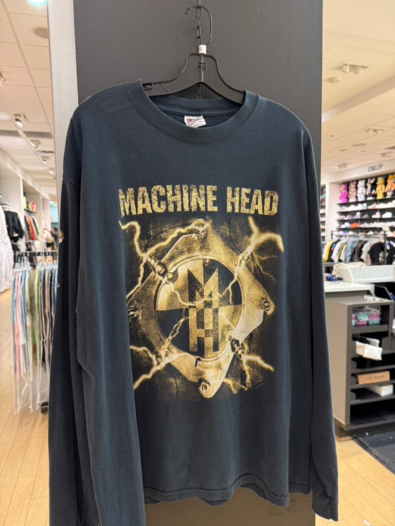 2002 Machine Head Long Sleeve Tour Tee Sz XL