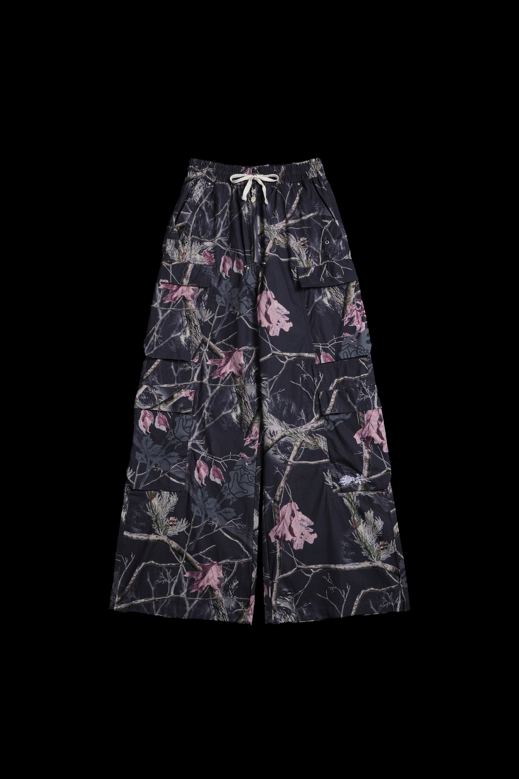Civil Regime Burning Rose Ultra Wide Leg Pants Bankai Camo Sz M