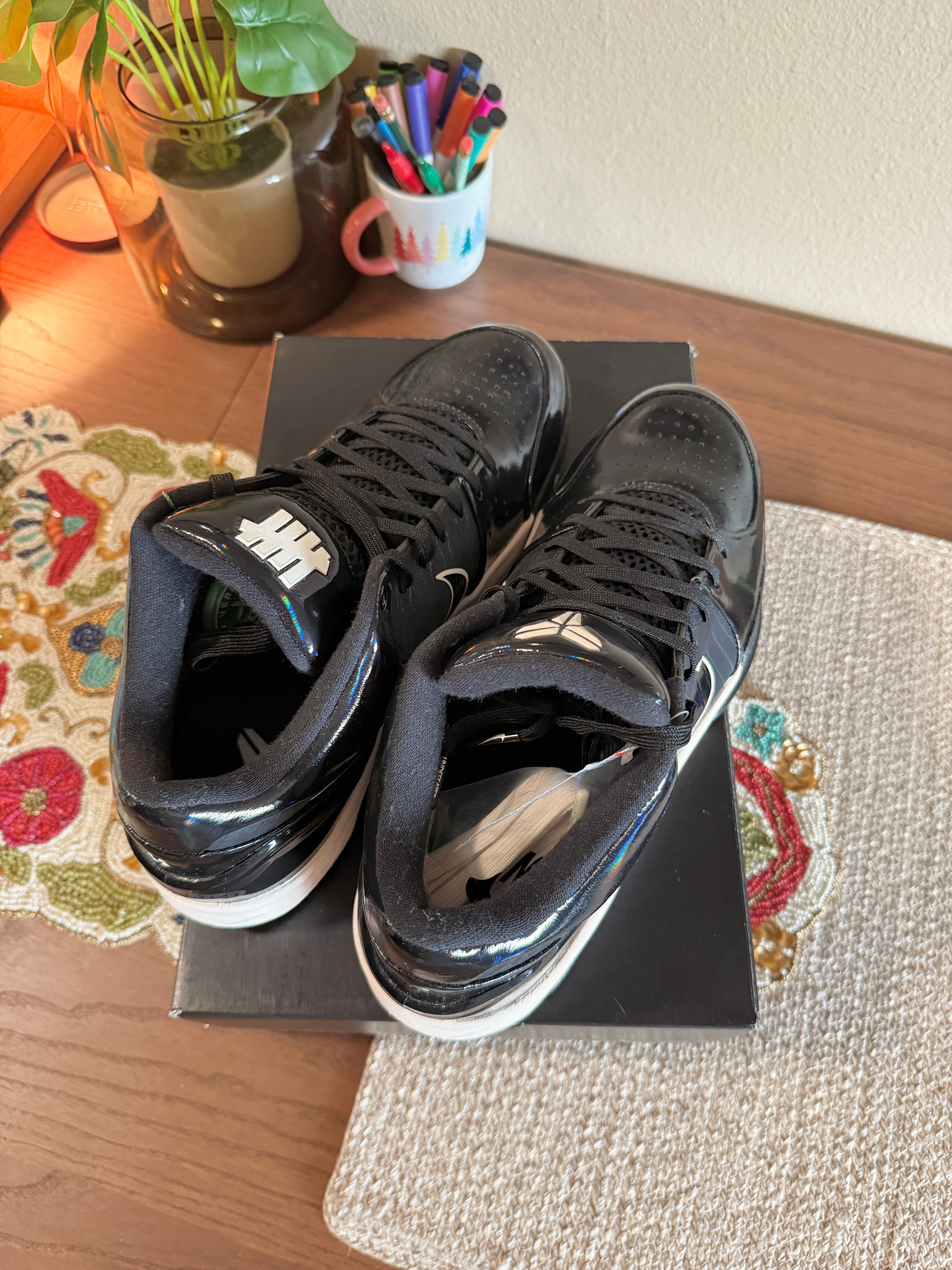 Nike Kobe 4 Protro Undefeated Black Mamba Size 11.5