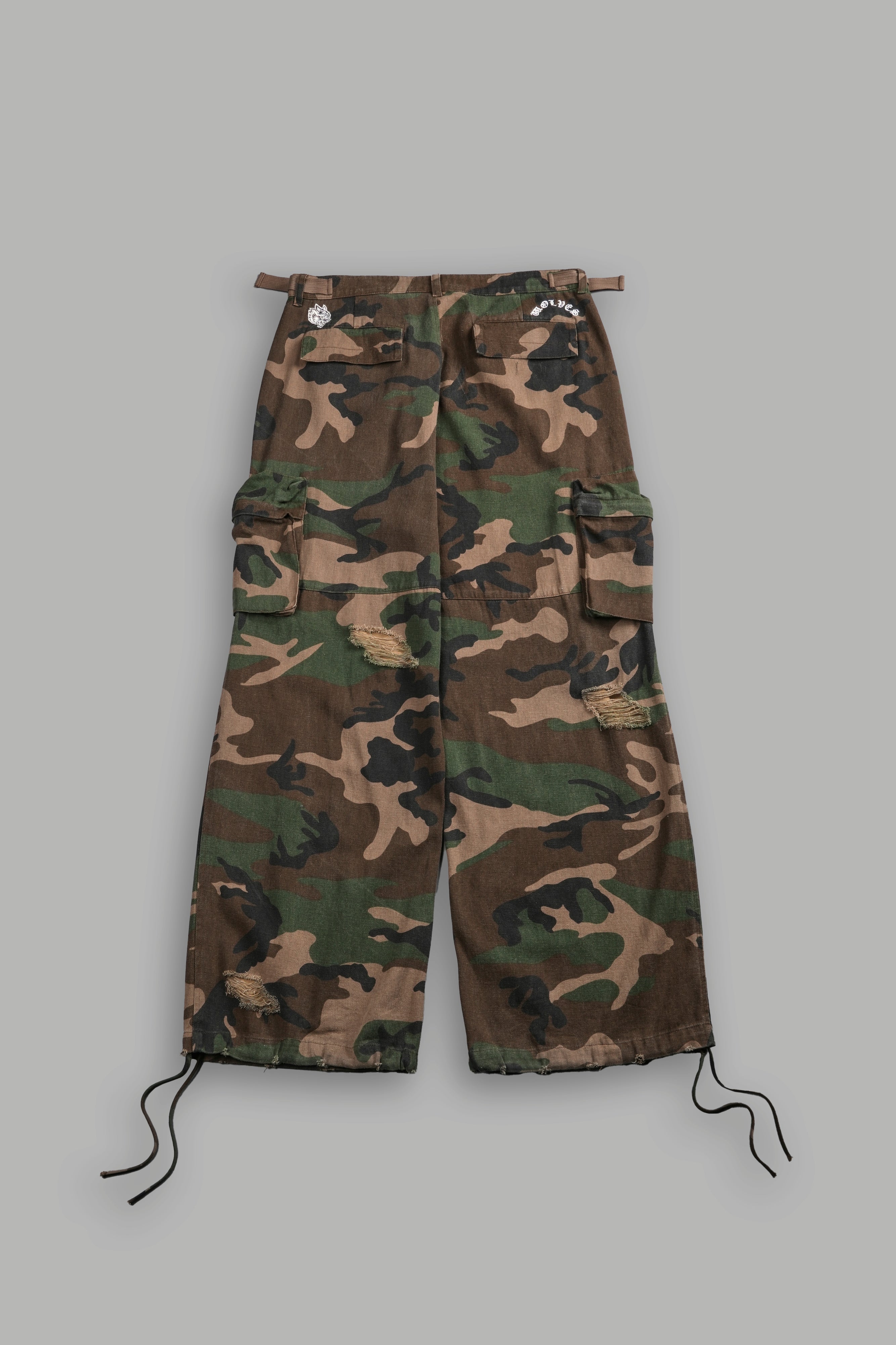 Darc Sport Wolf Chopper Duke Cargo Pants Woodland Camo Sz 34