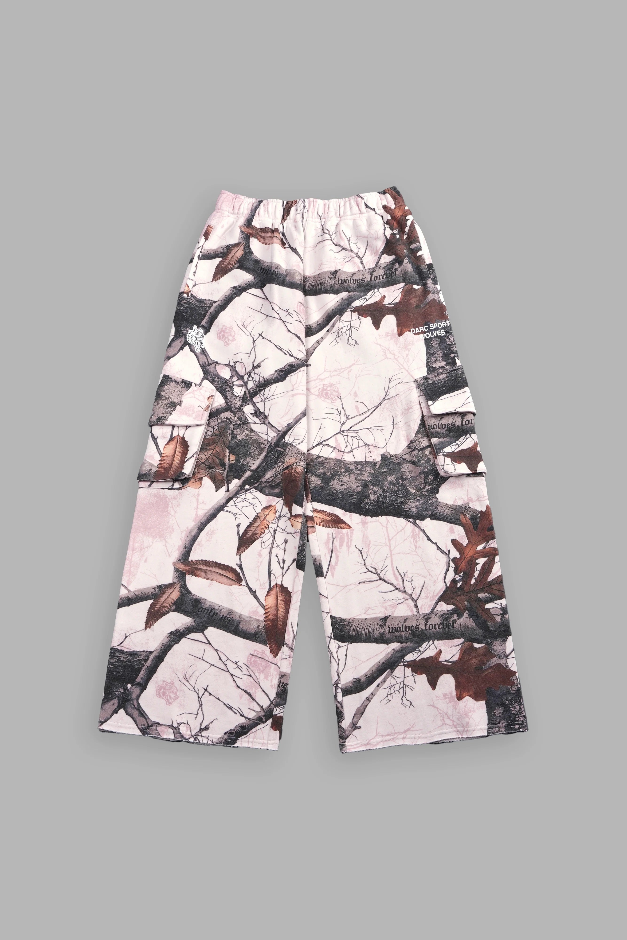 Women's Darc Sport Wolves Durst Cargo Sweats Pink Camo Sz Small