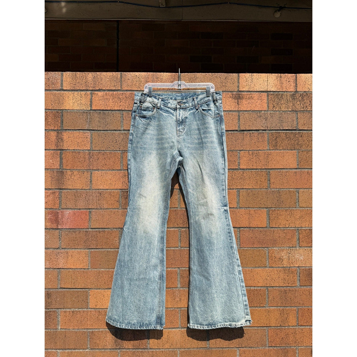 Undeveloped Azul Stonewash Flare Jeans