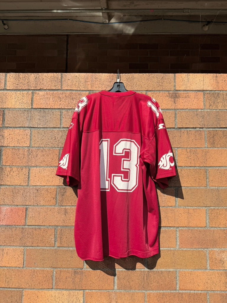 90s Starter WSU Cougars Red Football Jersey Sz XL