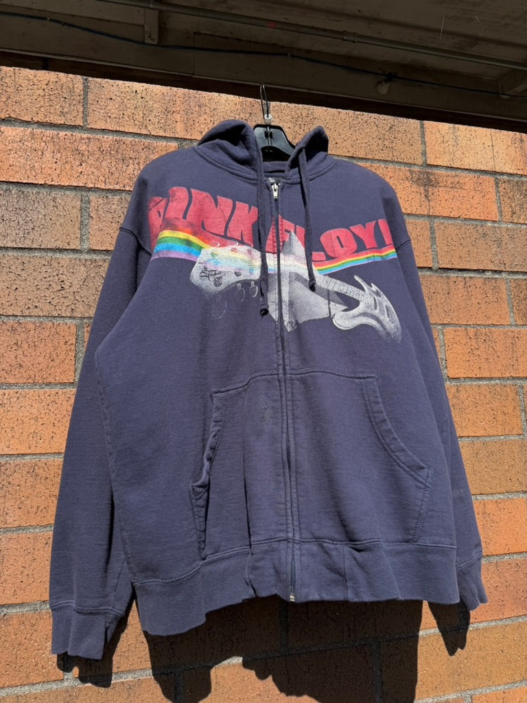 2008 Pink Floyd Fender Zip Up Hoodie Size L