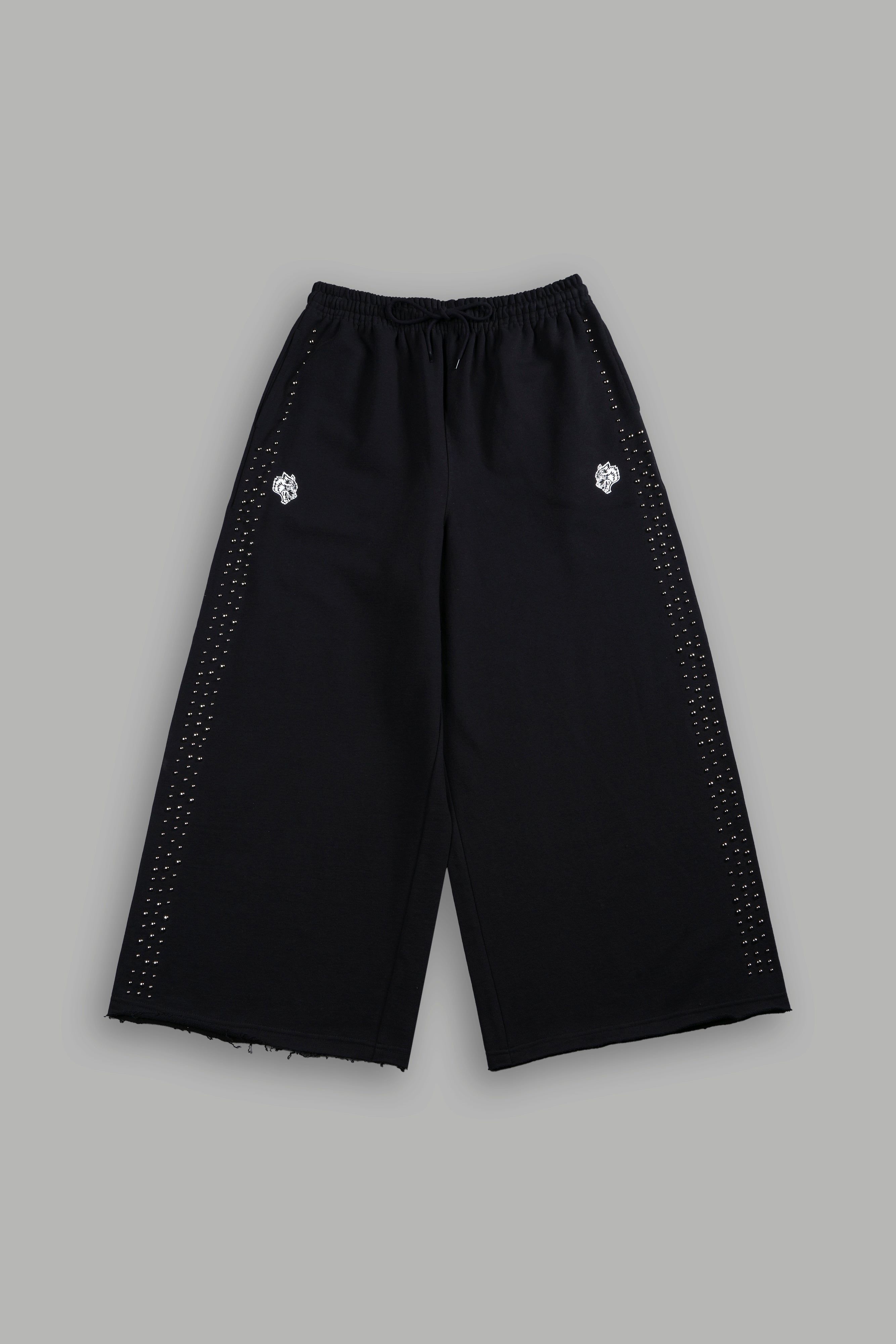 Darc Sport Dual Wolf Stud Grunge Omen Sweatpants Black Sz L