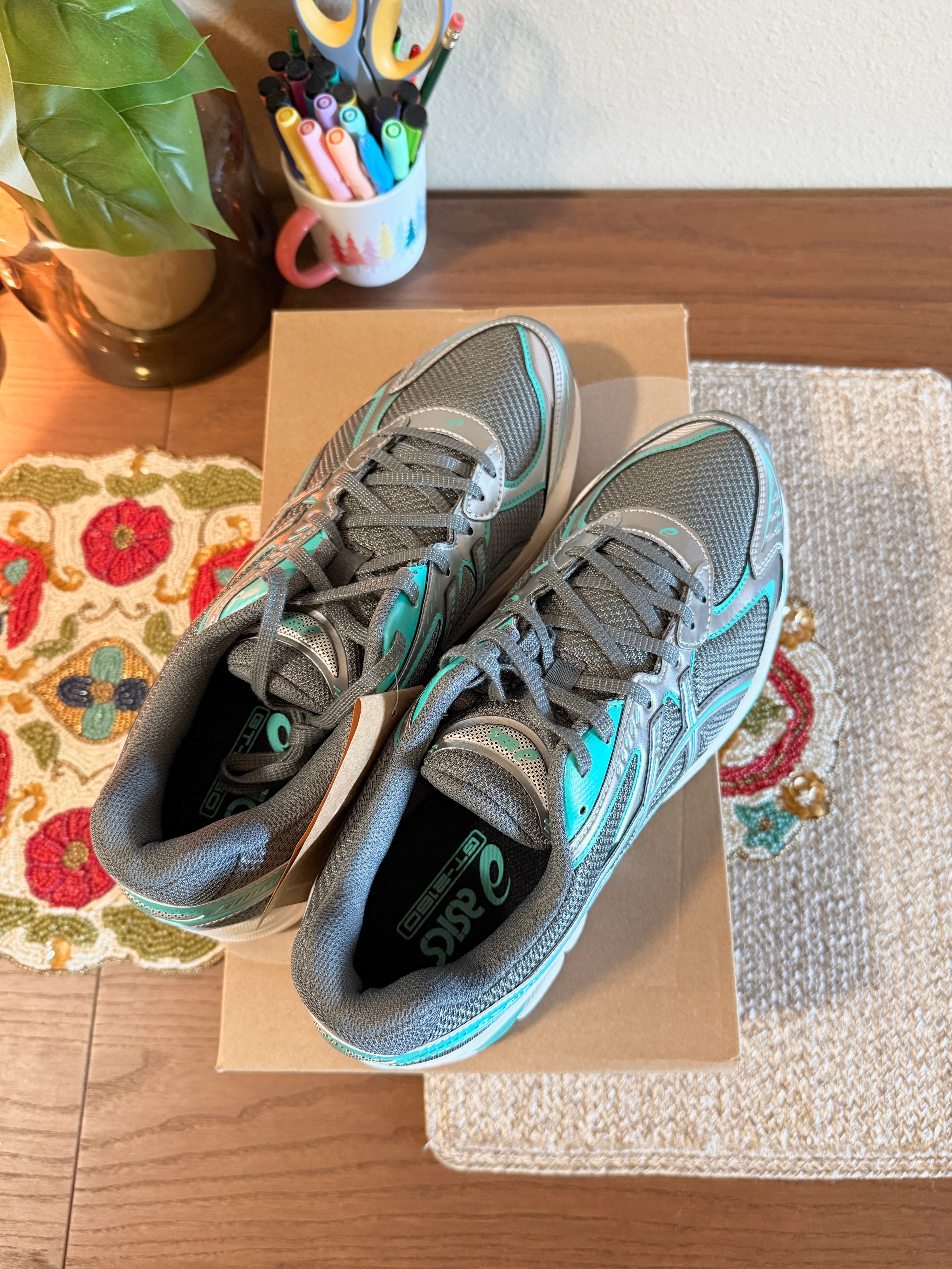 Asics GT-2160 Steel Grey Waterfall Size 11