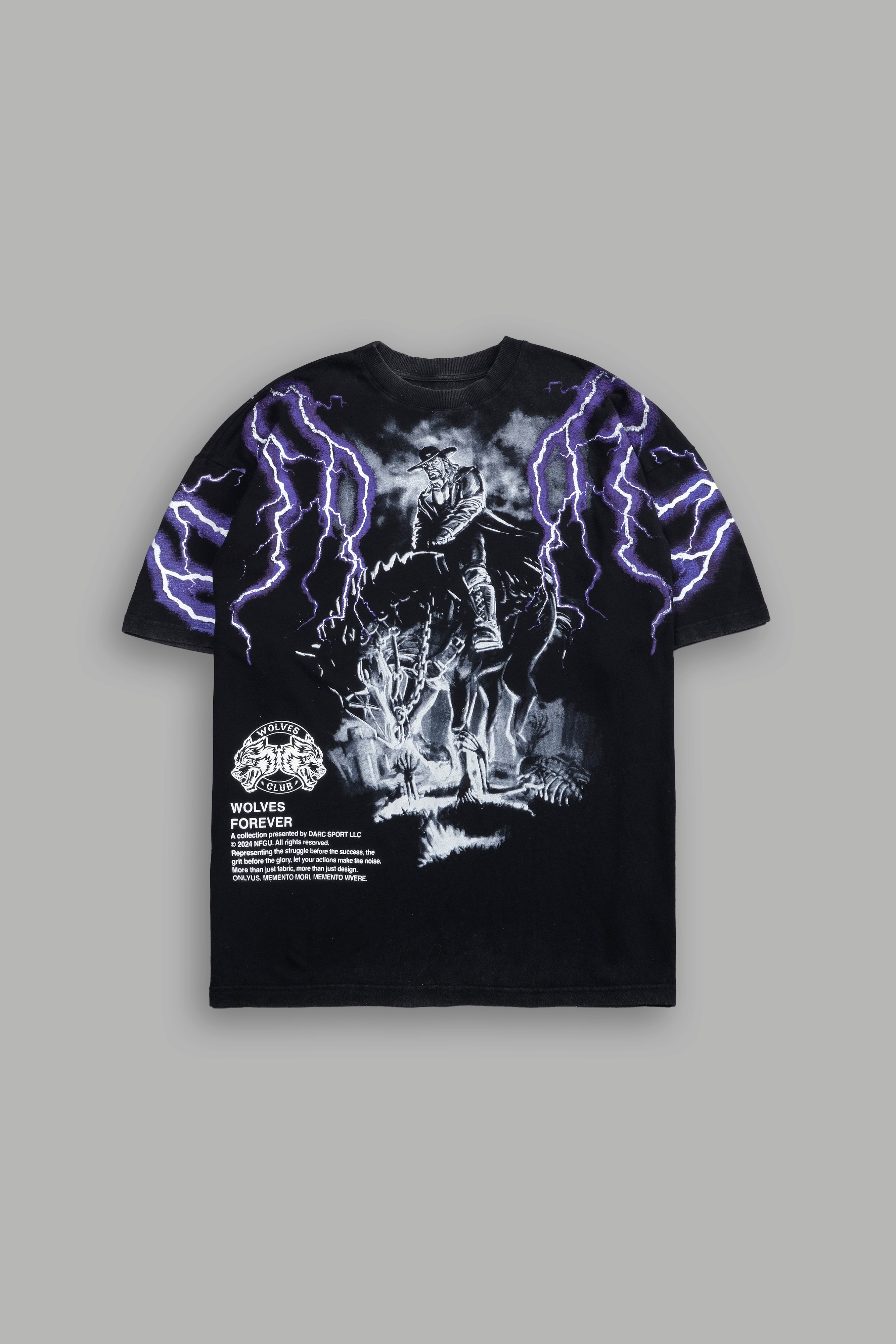 Darc Sport x WWE The Last Ride Oversized Tee Black Sz XL