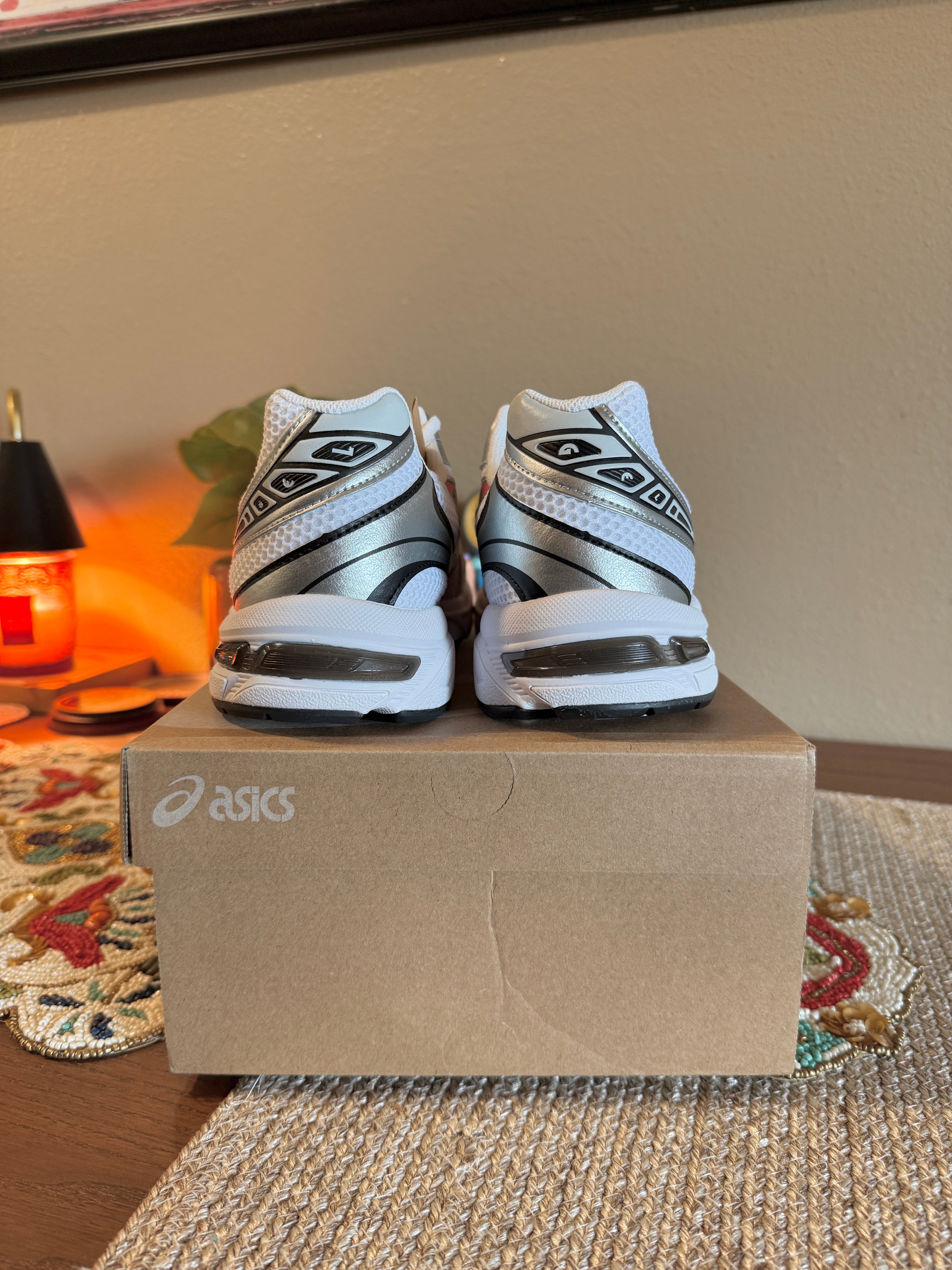 Asics Gel-1130 White Red Snapper Size 13