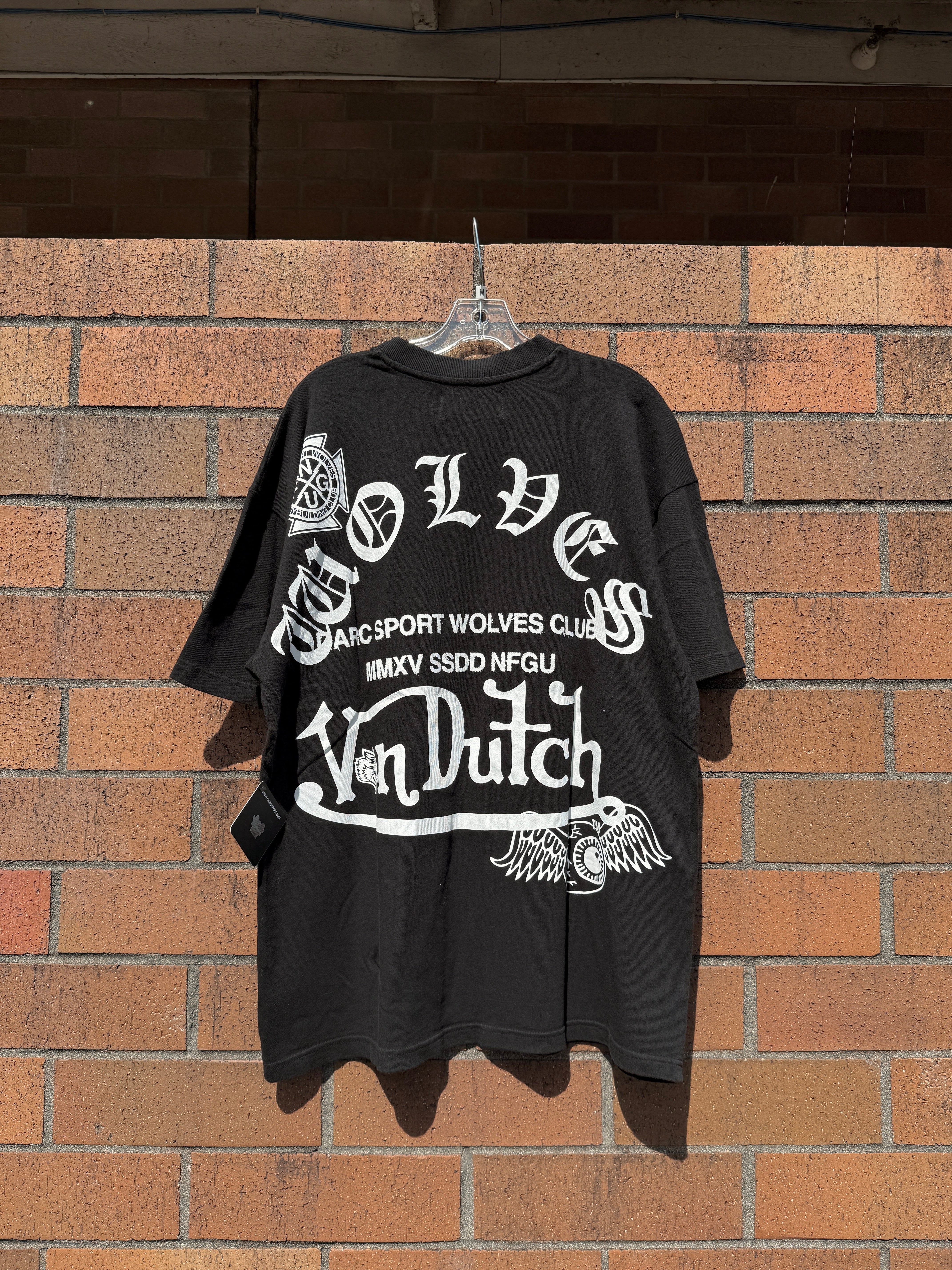Darc Sport x Von Dutch DSVD Heritage Oversized Tee Black Size M