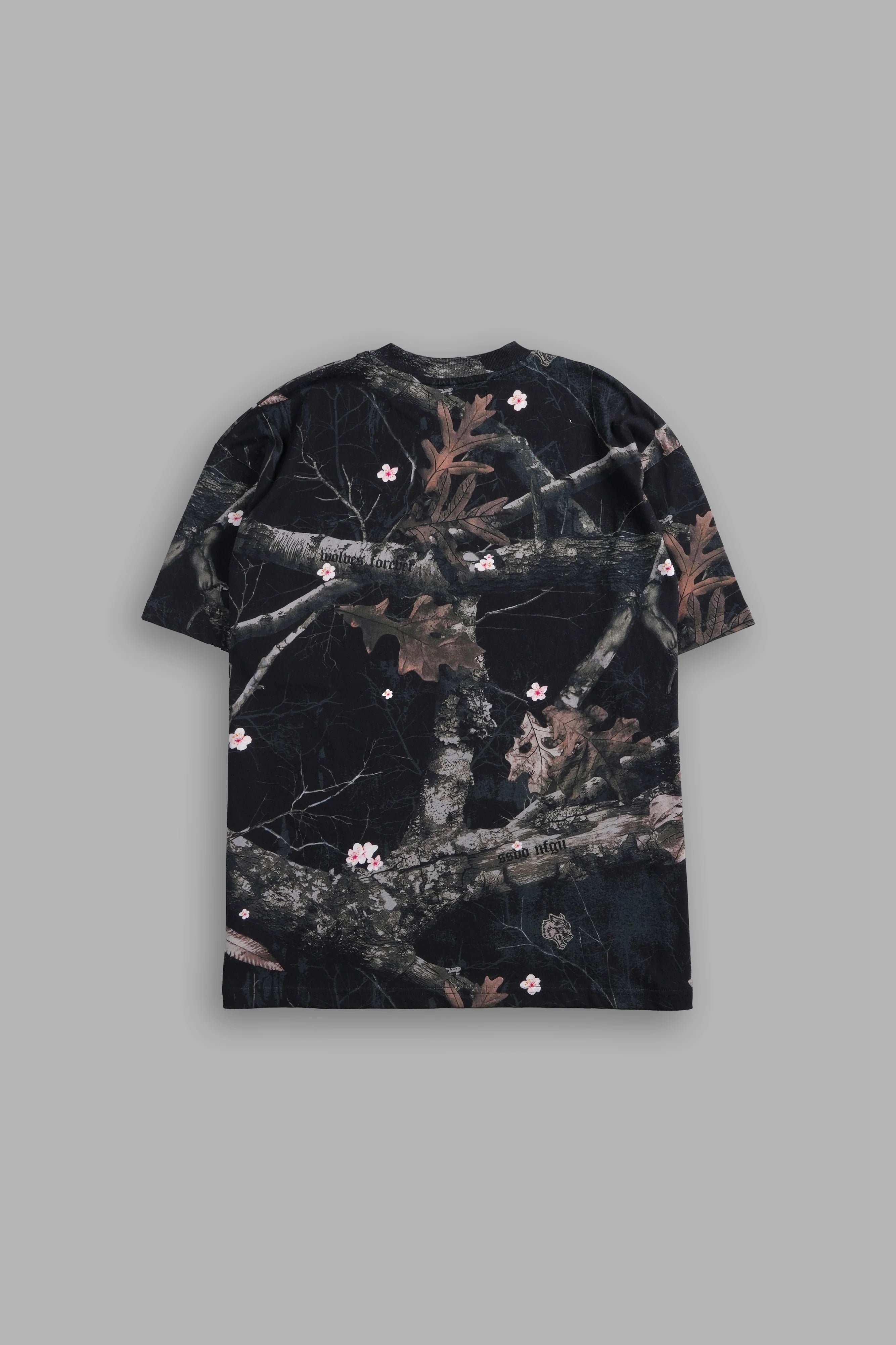 Darc Sport Wolves Code Oversized Tee Blossom Camo Sz Small