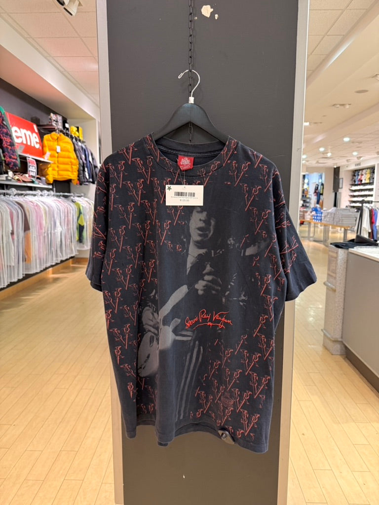 90s Balzout Stevie Ray Vaughan AOP Tee Sz XL