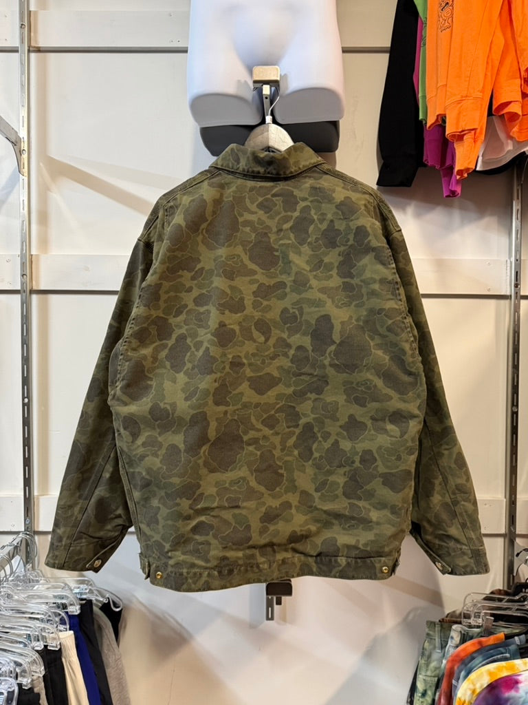 Carhartt WIP Duck Camo Detroit Jacket Size XL