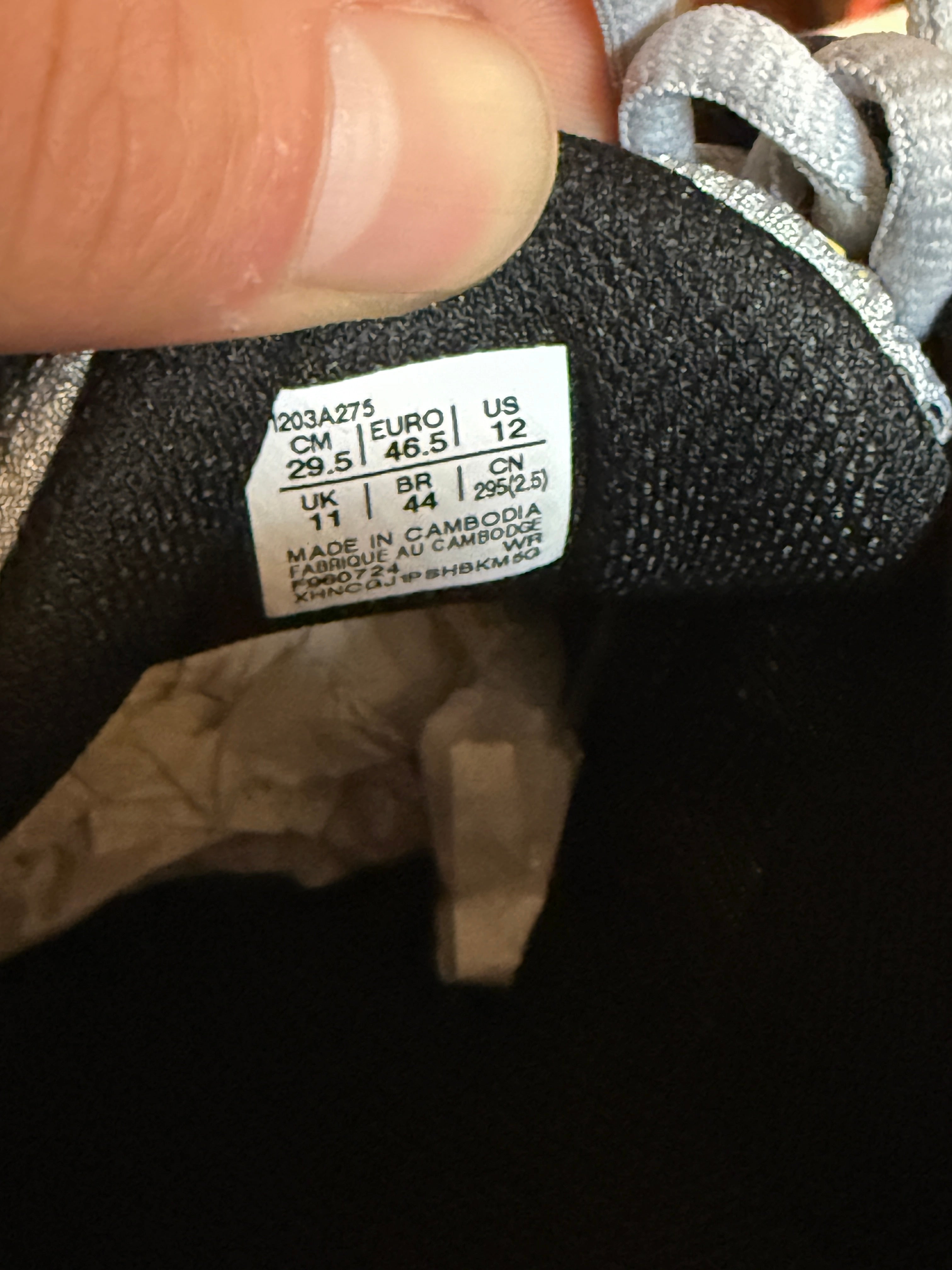 Asics GT-2160 Piedmont Grey Pure Silver Size 12