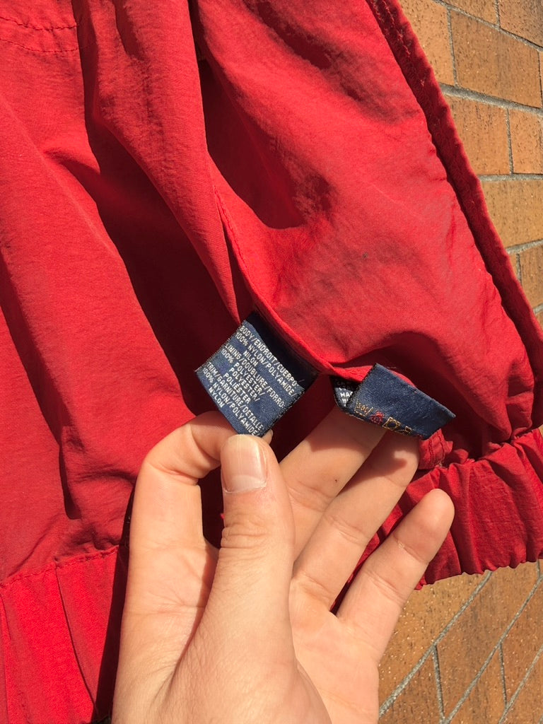 90s Tommy Hilfiger Red Flag Jacket Sz Small