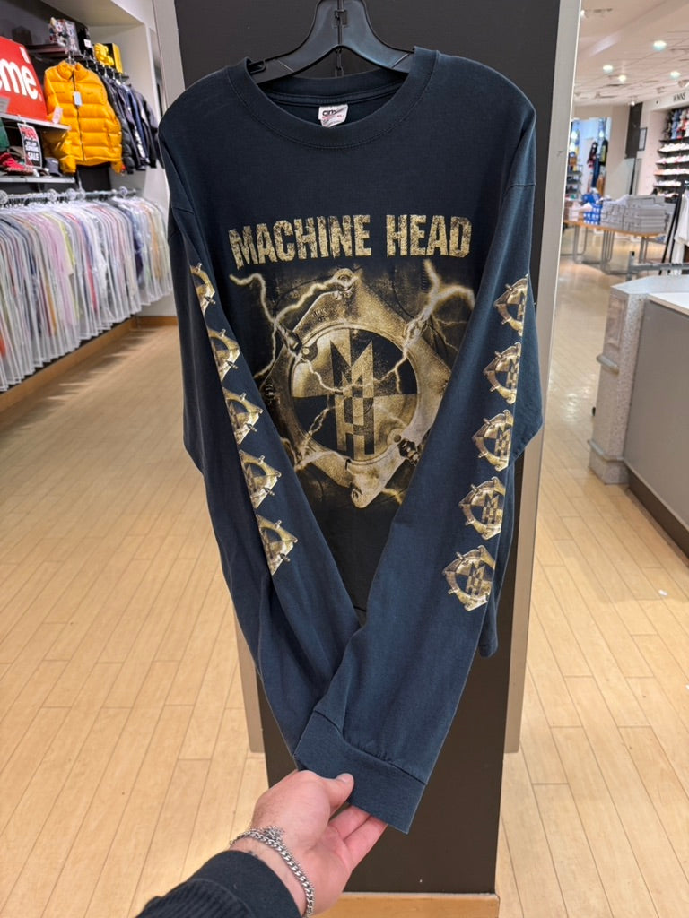 2002 Machine Head Long Sleeve Tour Tee Sz XL