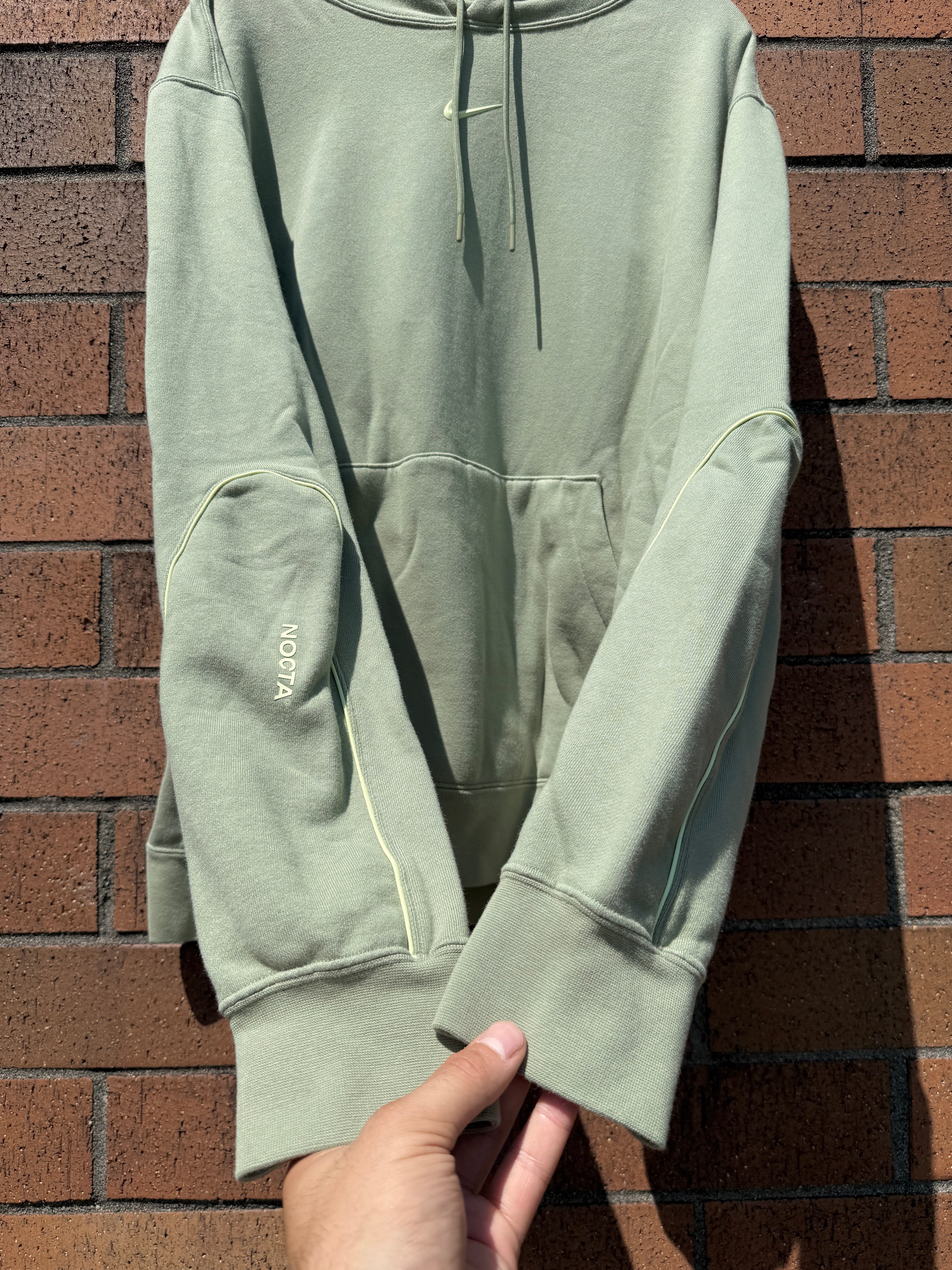 Nike x NOCTA NRG Fleece CS Hoodie Oil Green Size XL