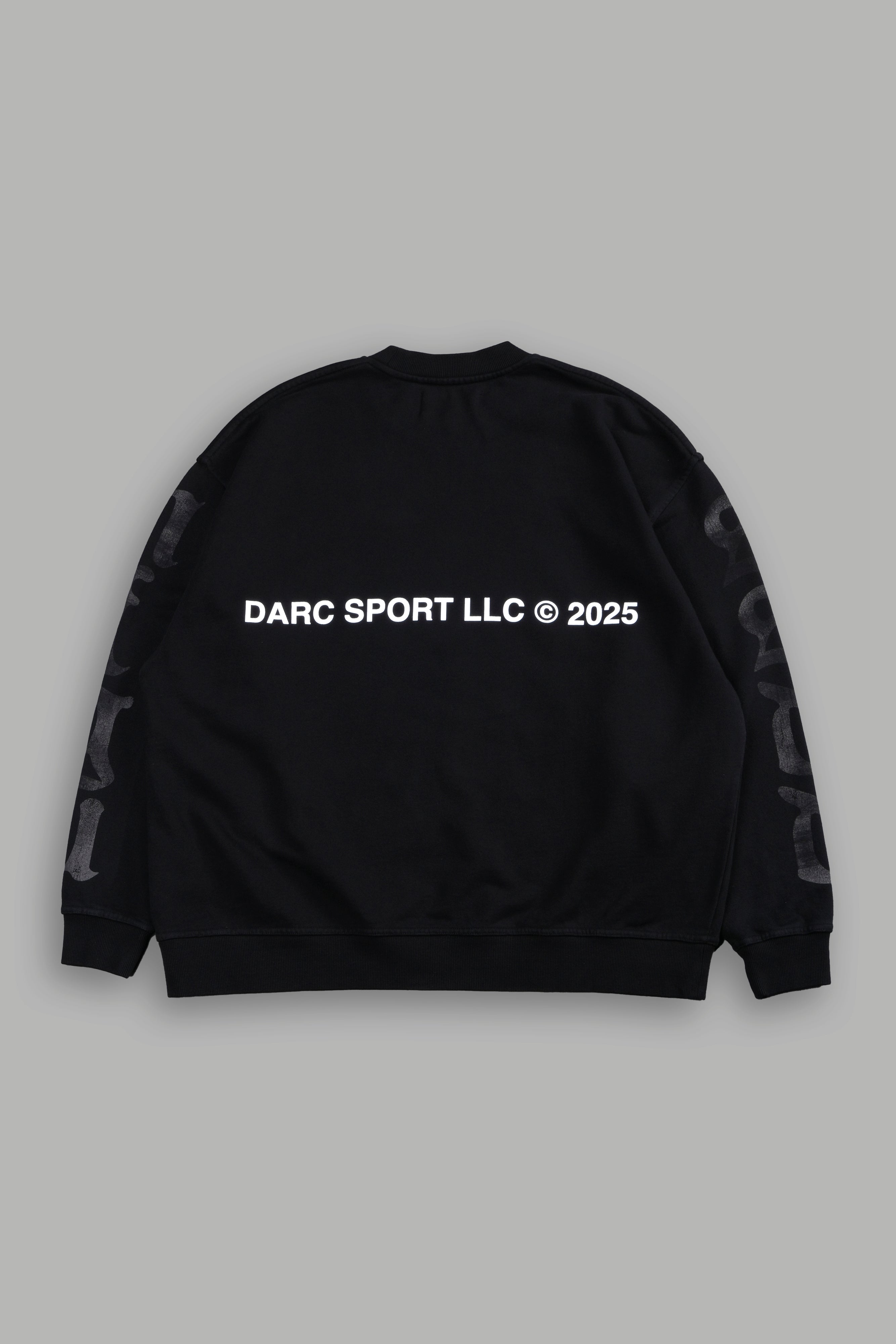 Darc Sport Death Wolf Grunge London Crewneck Sz Small