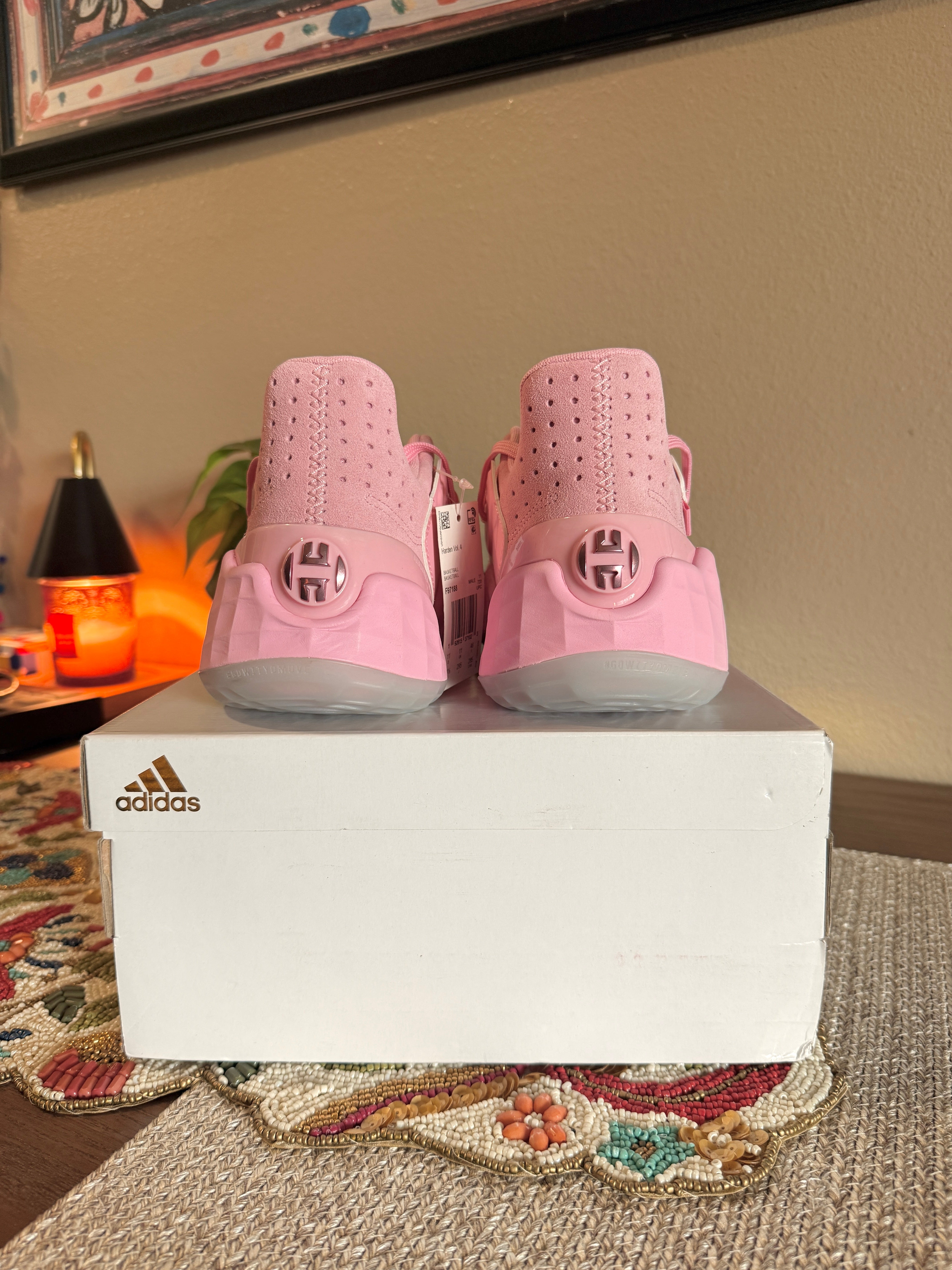 adidas Harden Vol. 4 Pink Lemonade Size 11.5