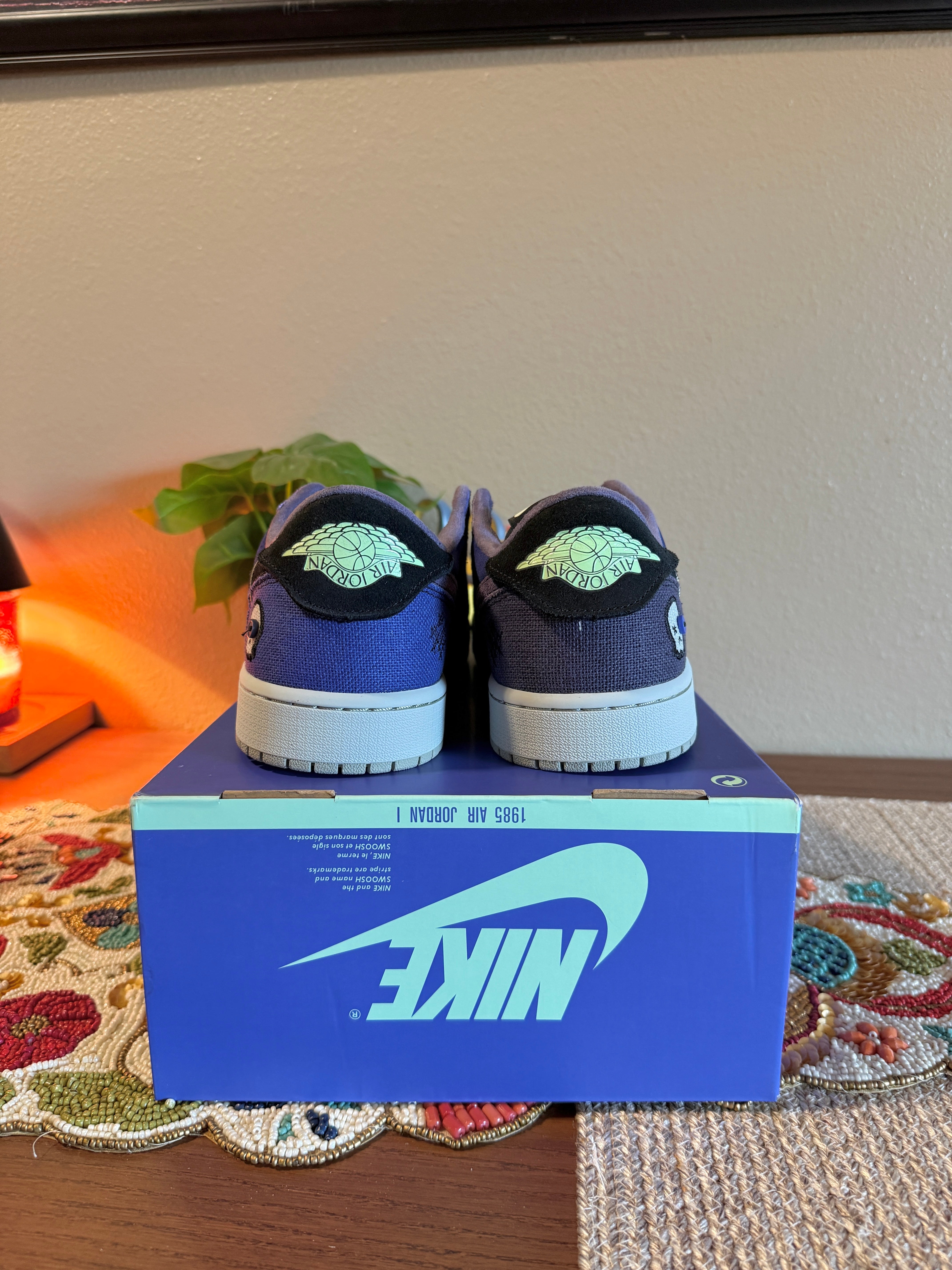Jordan 1 Retro Low OG Zion Williamson Voodoo Alternate Size 13 MISSING LID