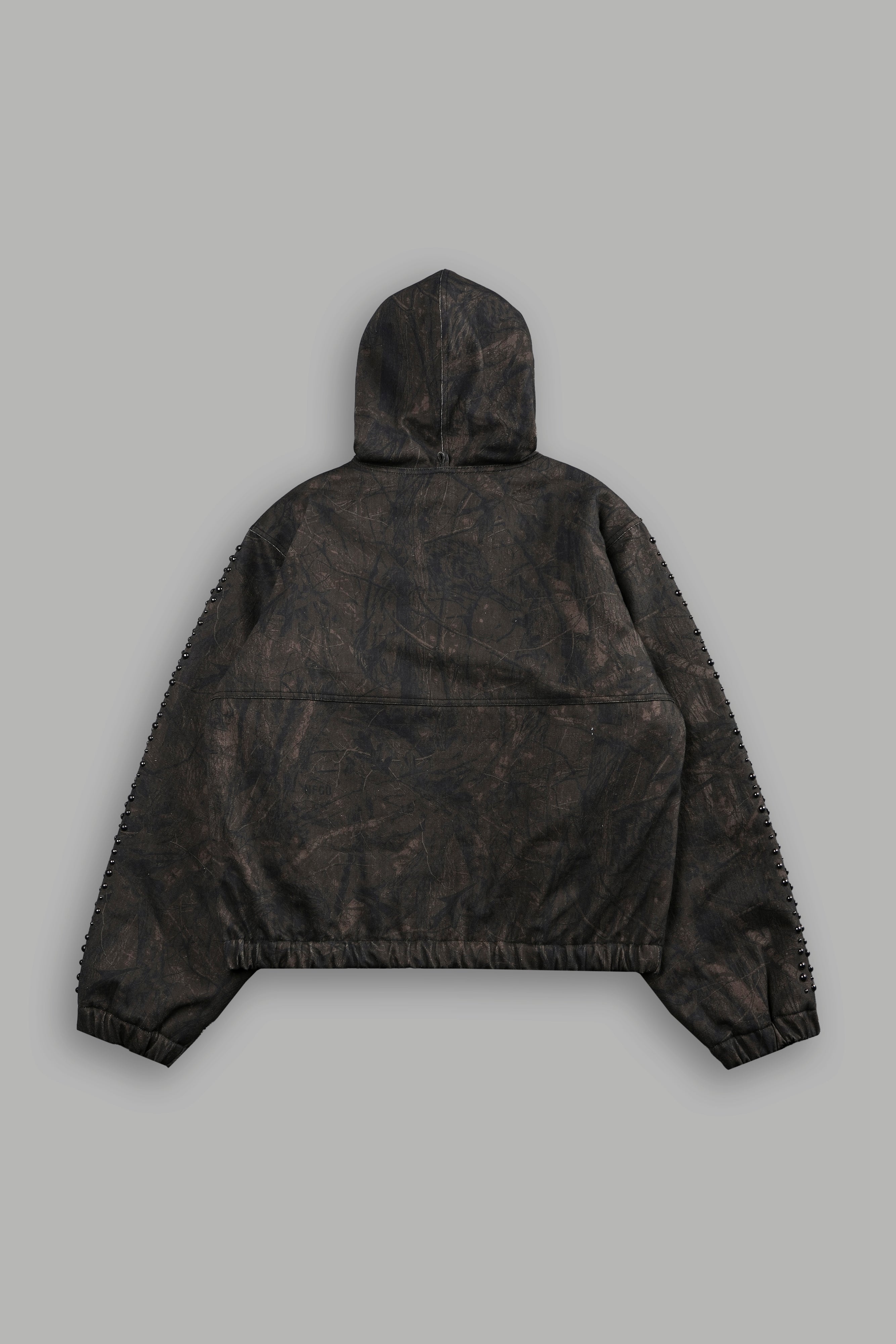 Darc Sport Wolves Hesh Studded Calaway Jacket Brown Driftwood Forest Camo Sz M