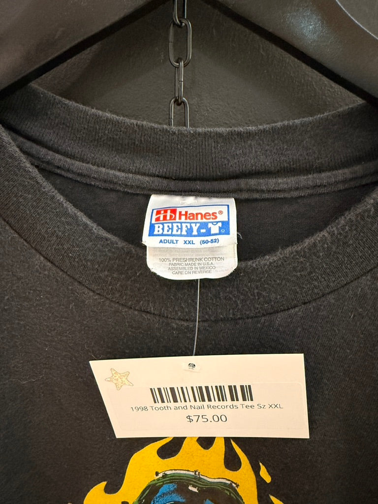 1998 Tooth and Nail Records Tee Sz XXL