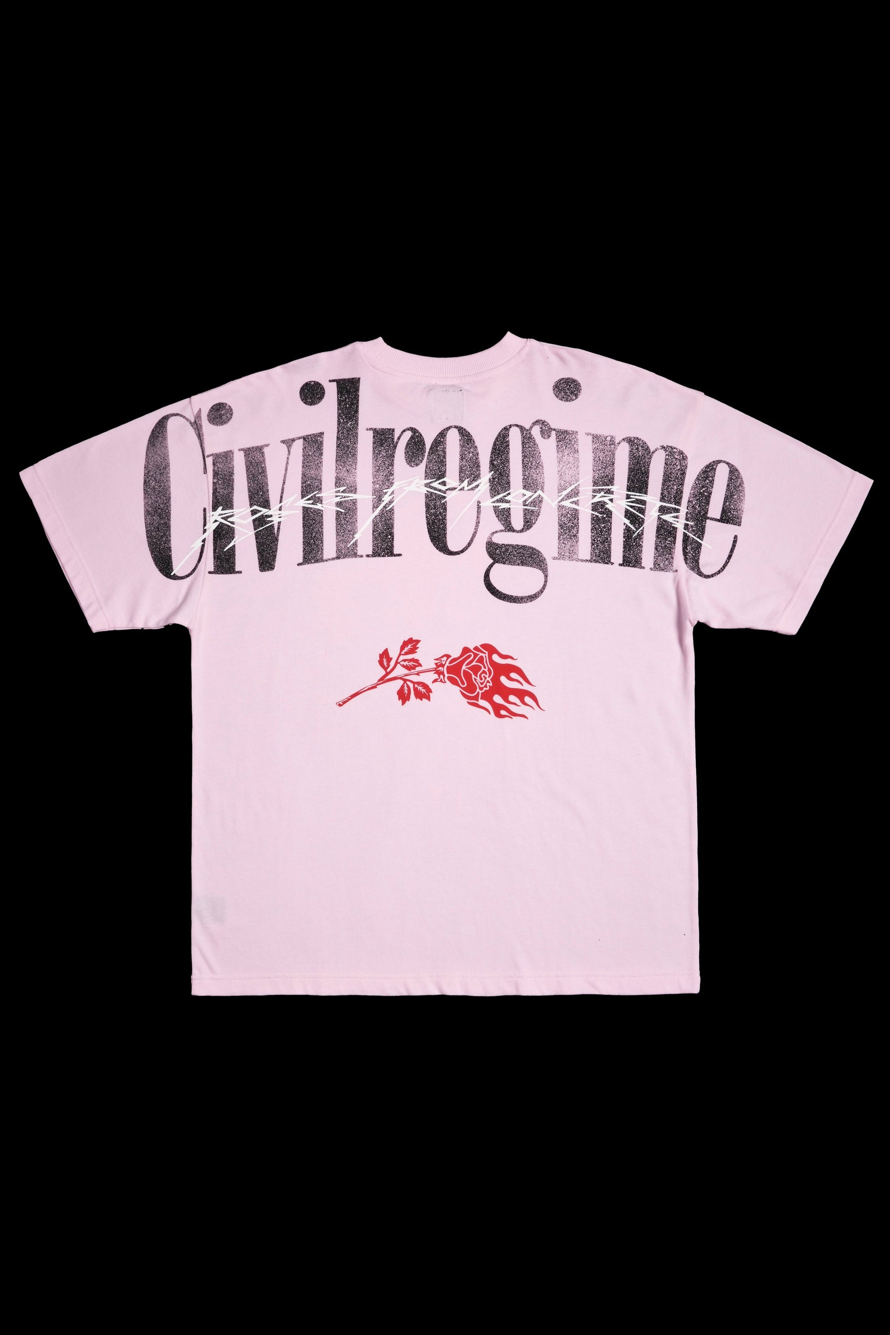 Civil Regime It Oversized Tee Pink Sz M