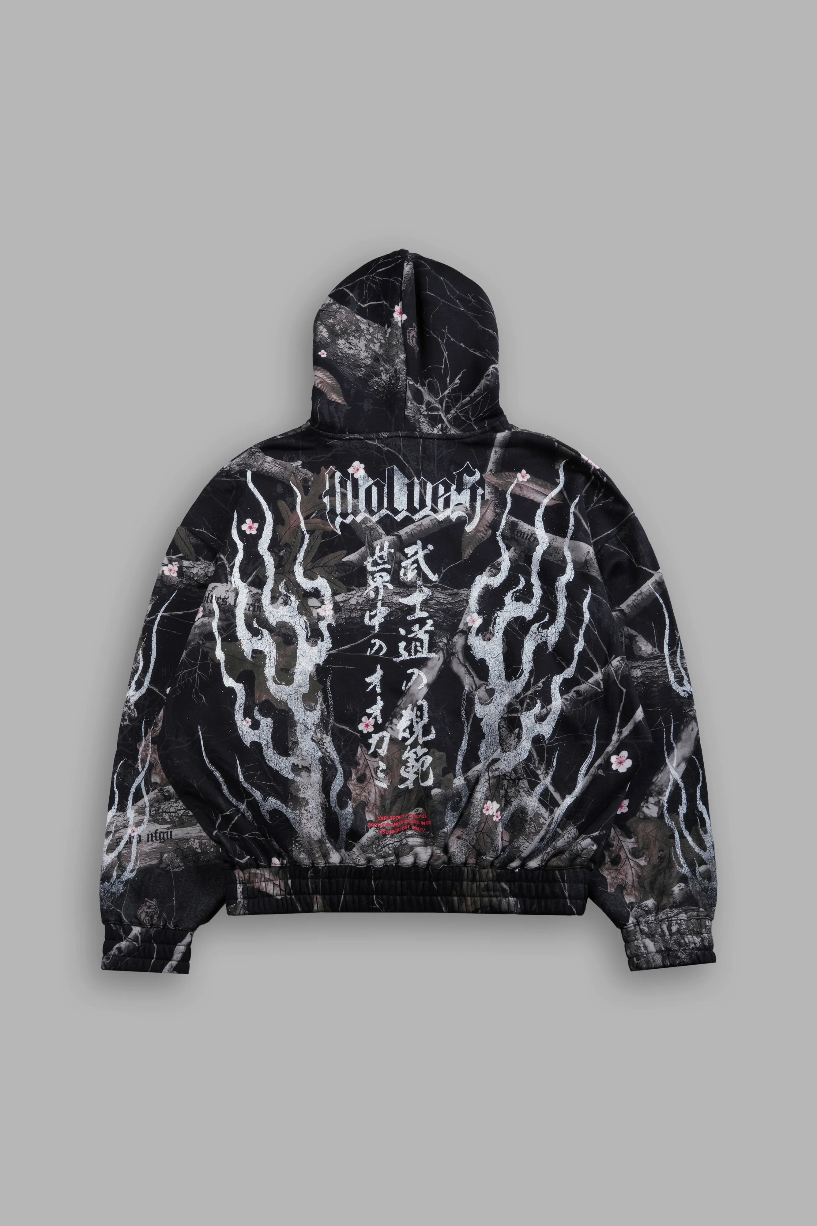Darc Sport Infernal Chambers Zip Hoodie Blossom Camo Sz Small