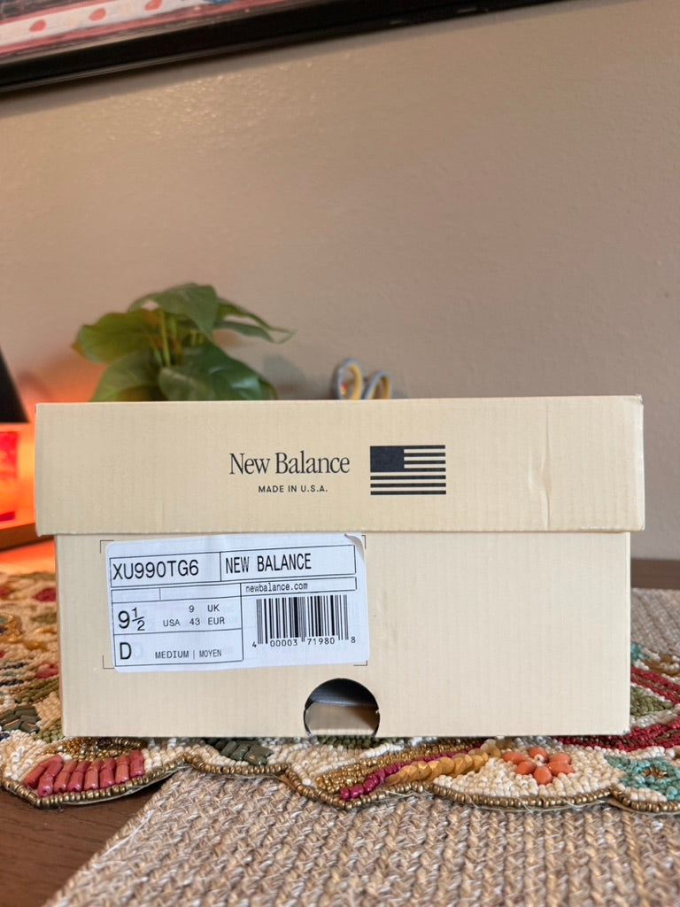 New Balance 990v6 MiUSA Teddy Santis Grey Black Size 9.5