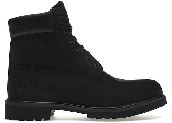 Timberland 6" Boot Black Nubuck Premium Size 5.5