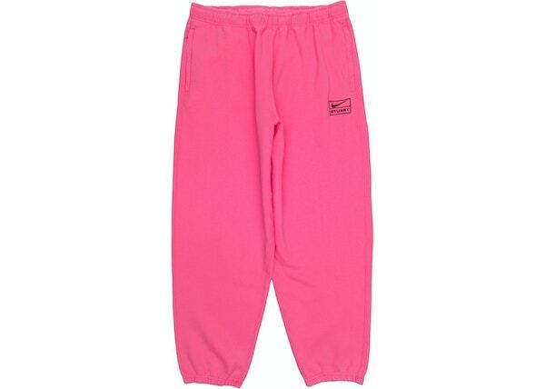 Nike x Stussy Washed Sweatpants Pink Sz XL