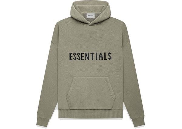 Fear of God Essentials Knit Pullover Hoodie Pistachio Sz Small