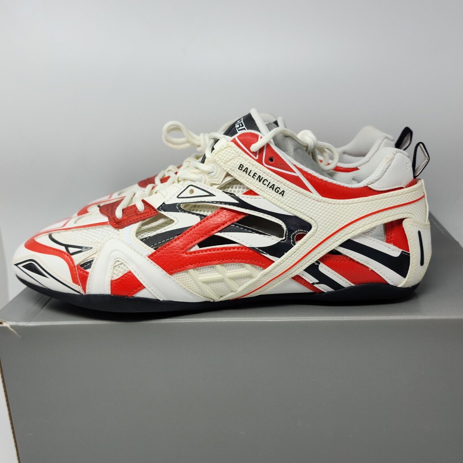 Sz 12 Mens  - balenciaga drive sneakers White Red Euro Sz 45