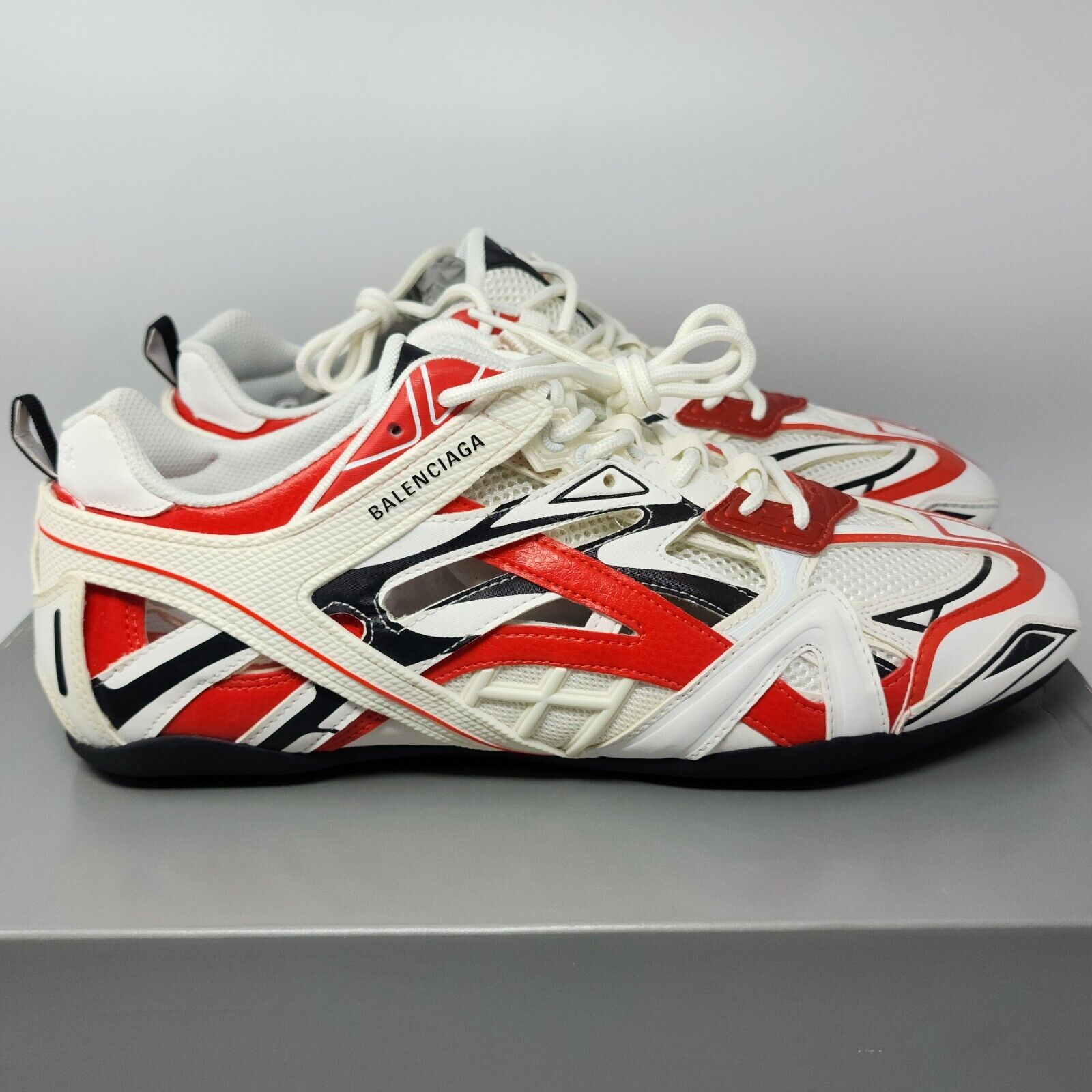 Sz 12 Mens  - balenciaga drive sneakers White Red Euro Sz 45