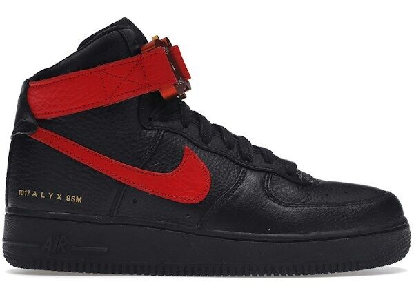 Nike Air Force 1 High 1017 ALYX 9SM Black Red Sz 14