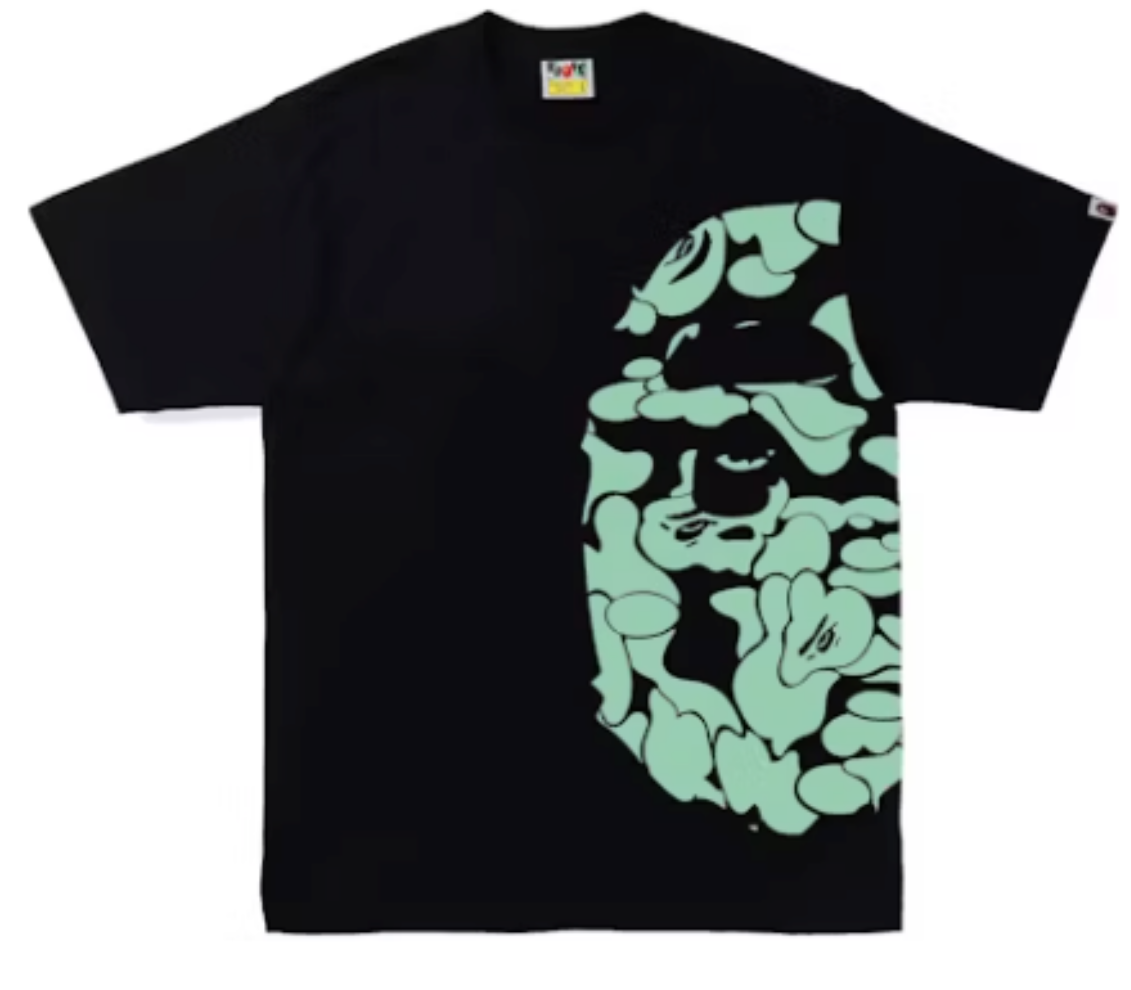 BAPE Text Code Camo Side Big Ape Head 2XL