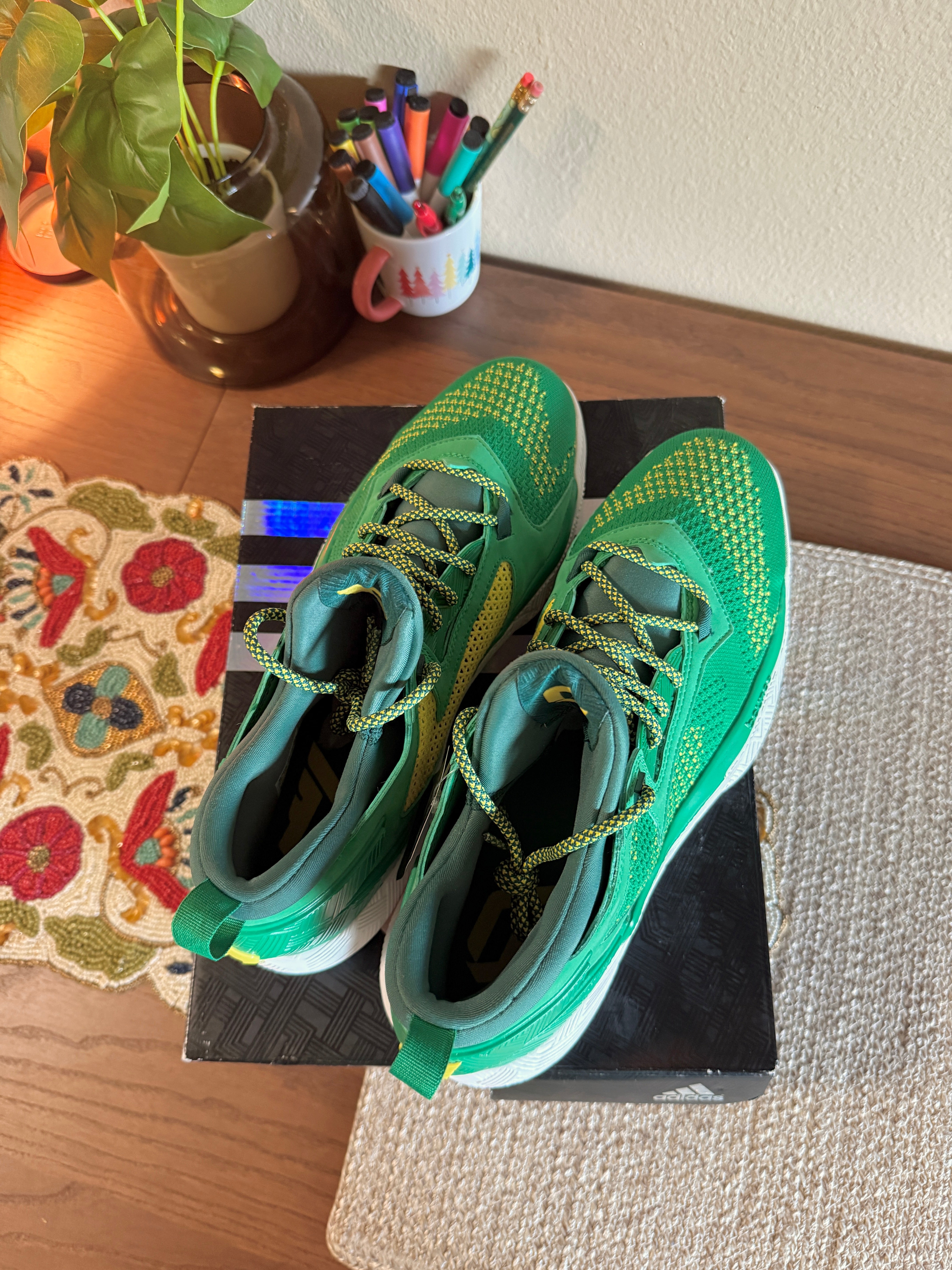 Adidas D Lillard 2 Oakland A's Size 11.5