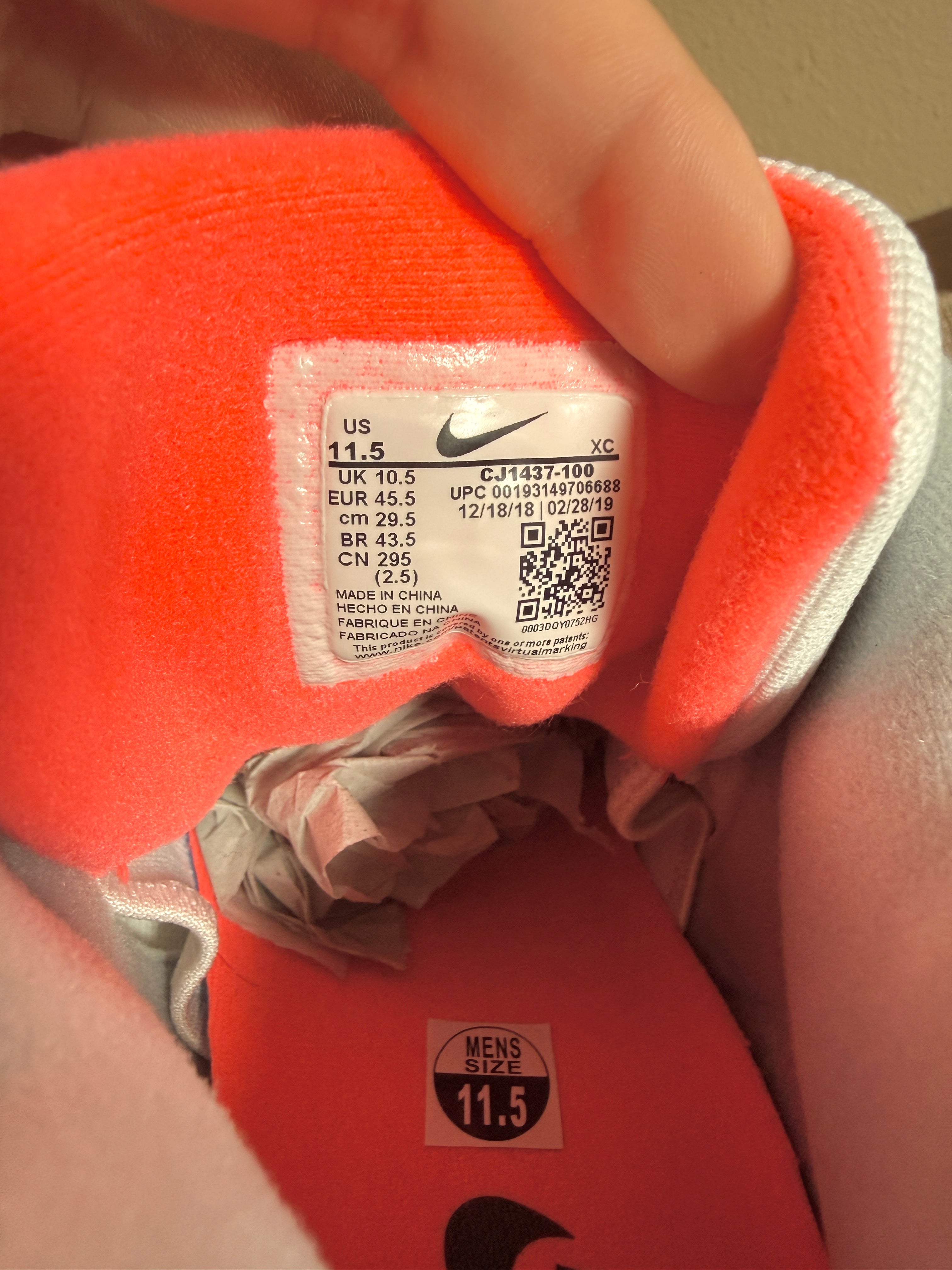 Nike Air Tech Challenge II Hot Lava (2019) Size 11.5