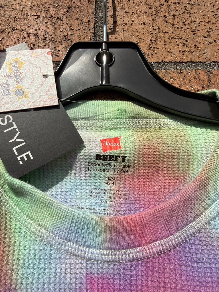 Supreme Hanes Hand Dyed Thermal Shirt Size L
